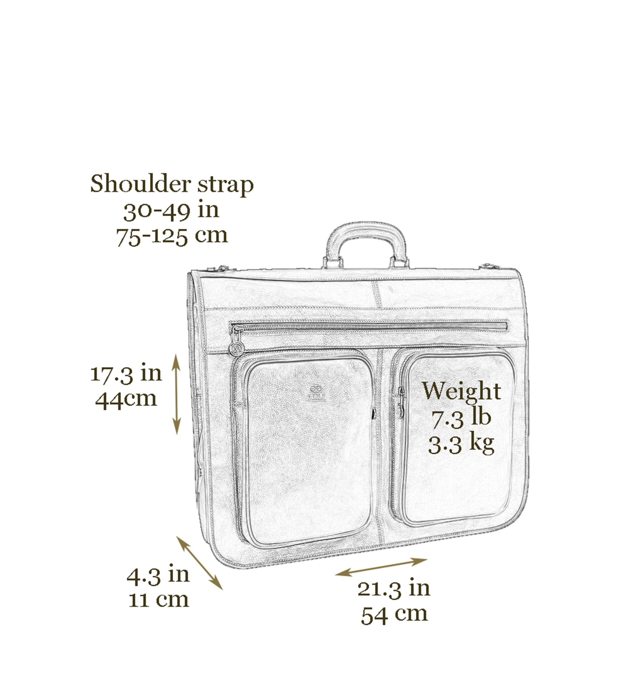 Pokrowiec na ubrania ze skóry - The Big Sleep