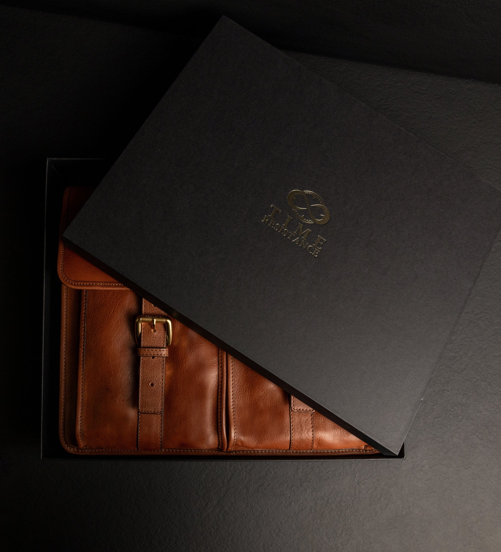 Teczka skórzana, torba typu satchel - The Time Machine