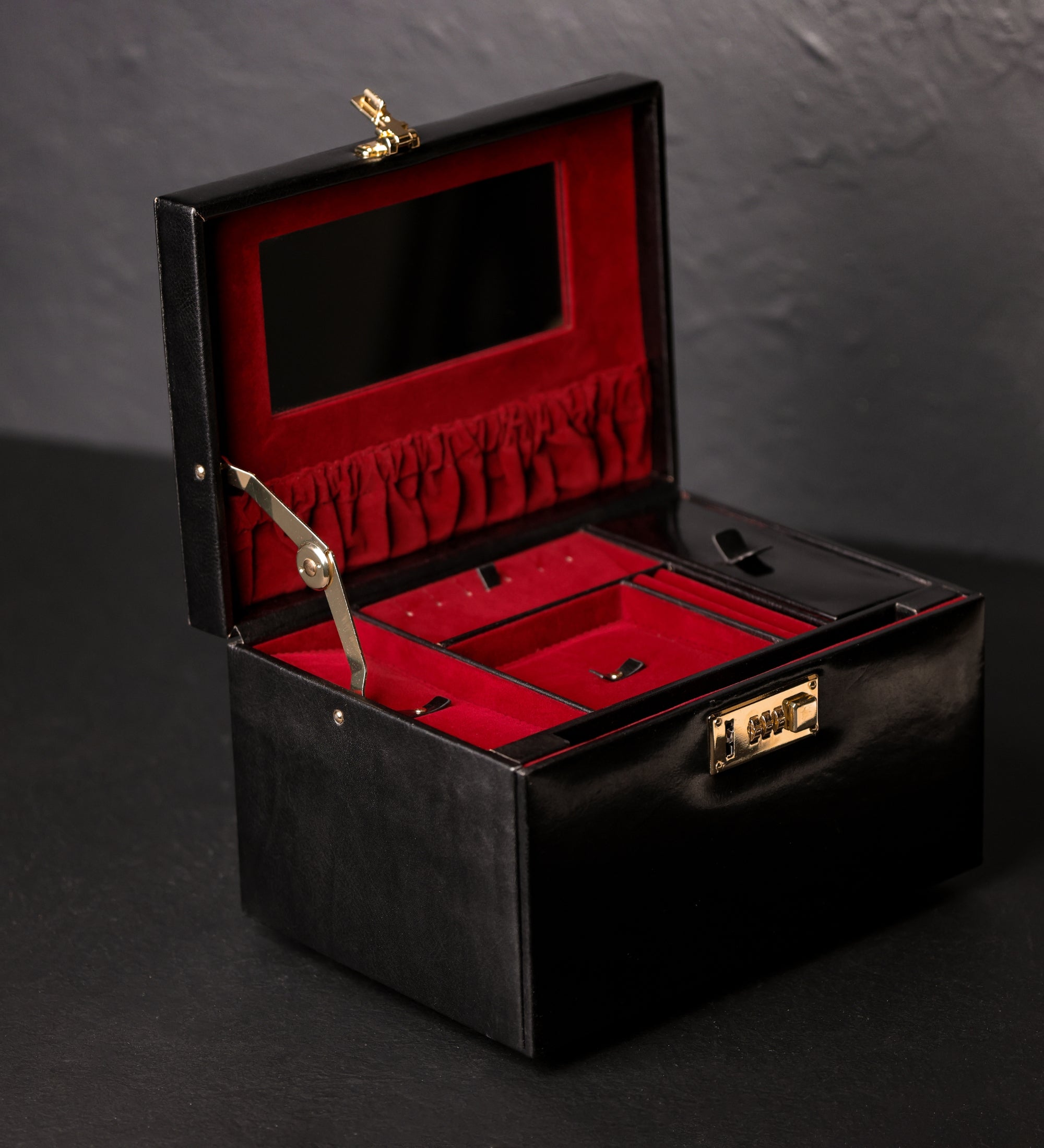 Duża szkatułka na biżuterię ze skóry dla kobiet - The Portrait of a Lady