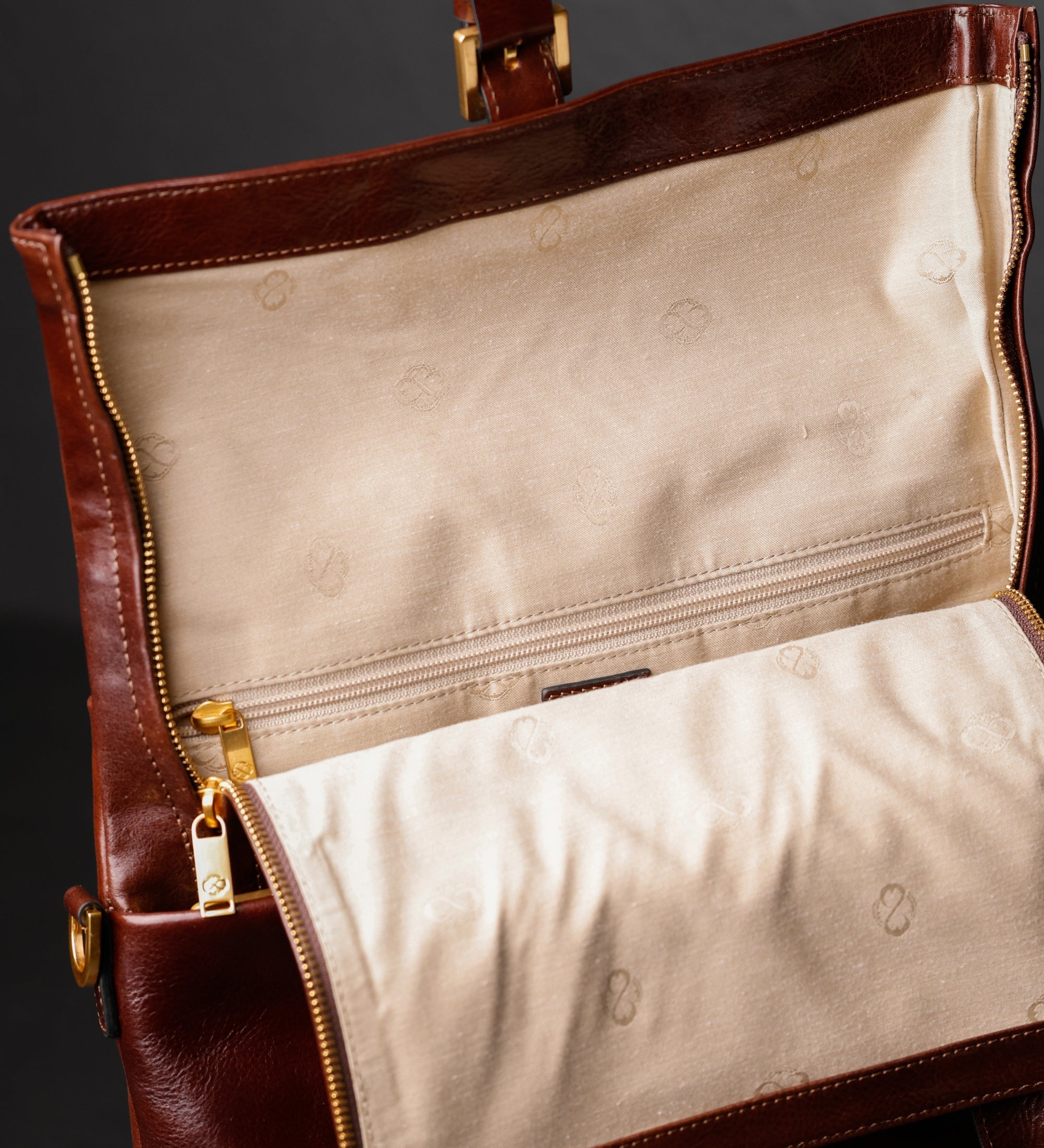 Skórzana torba na ramię/plecak wielofunkcyjny dla kobiet - The Awakening