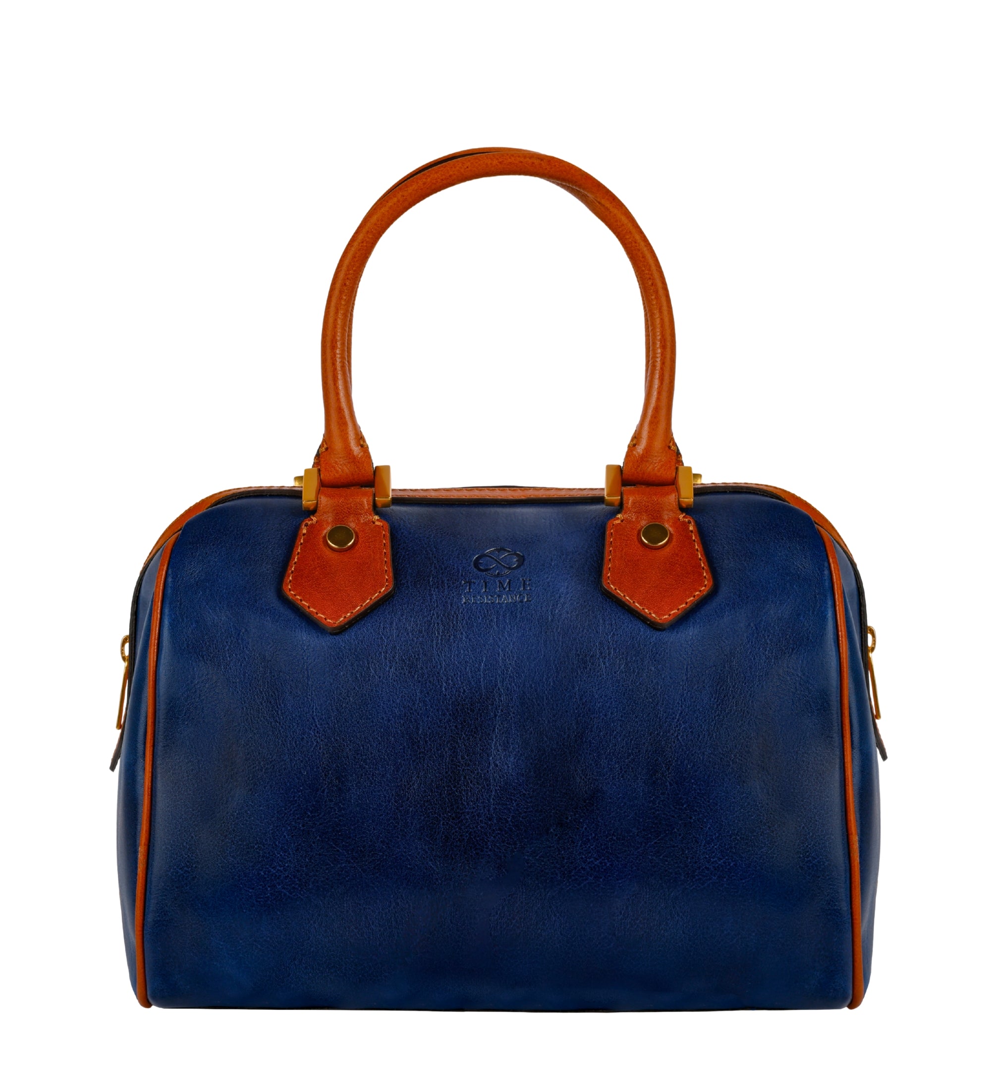 Skórzana torebka damska typu barrel - Little Dorrit