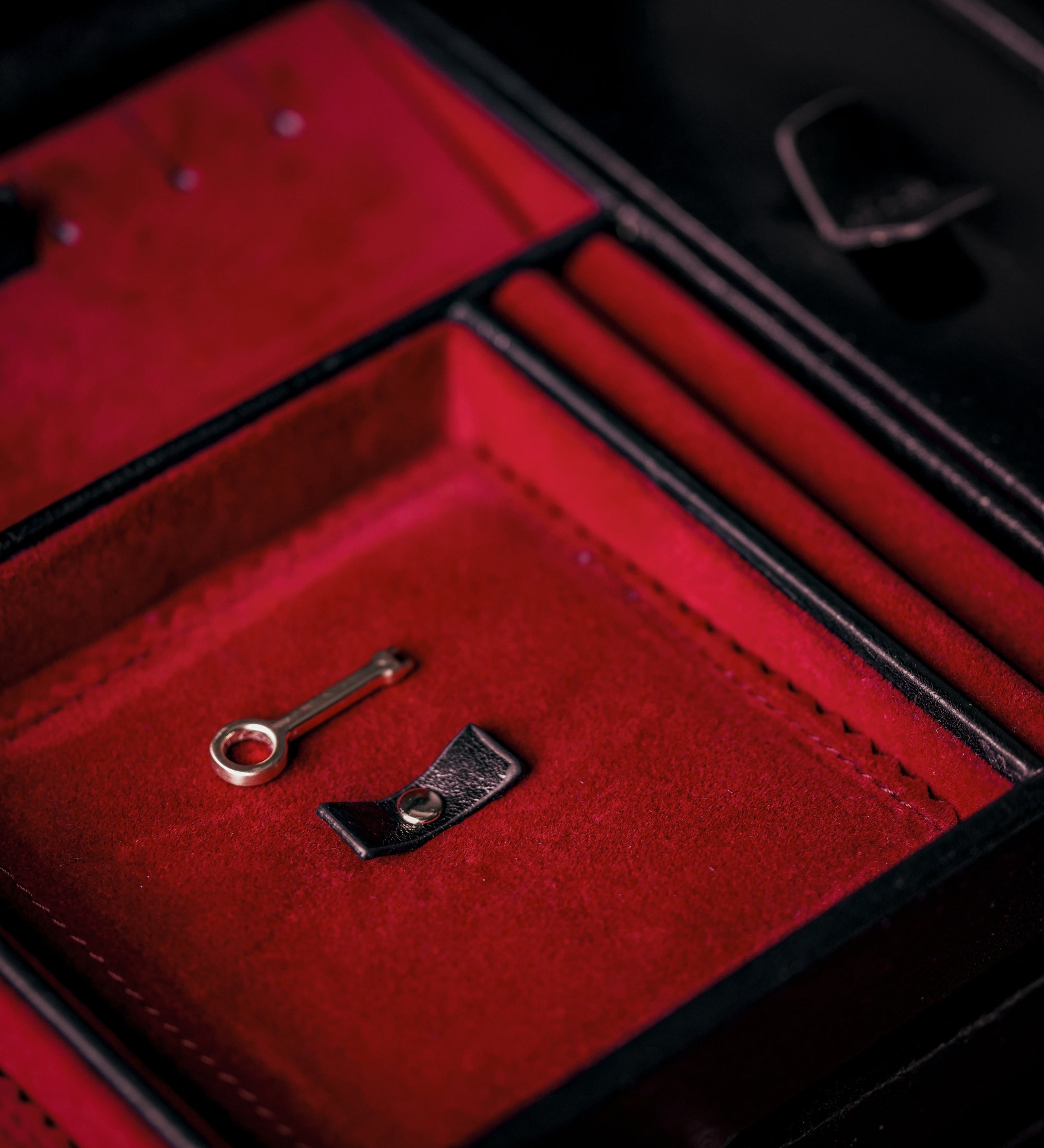 Duża szkatułka na biżuterię ze skóry dla kobiet - The Portrait of a Lady