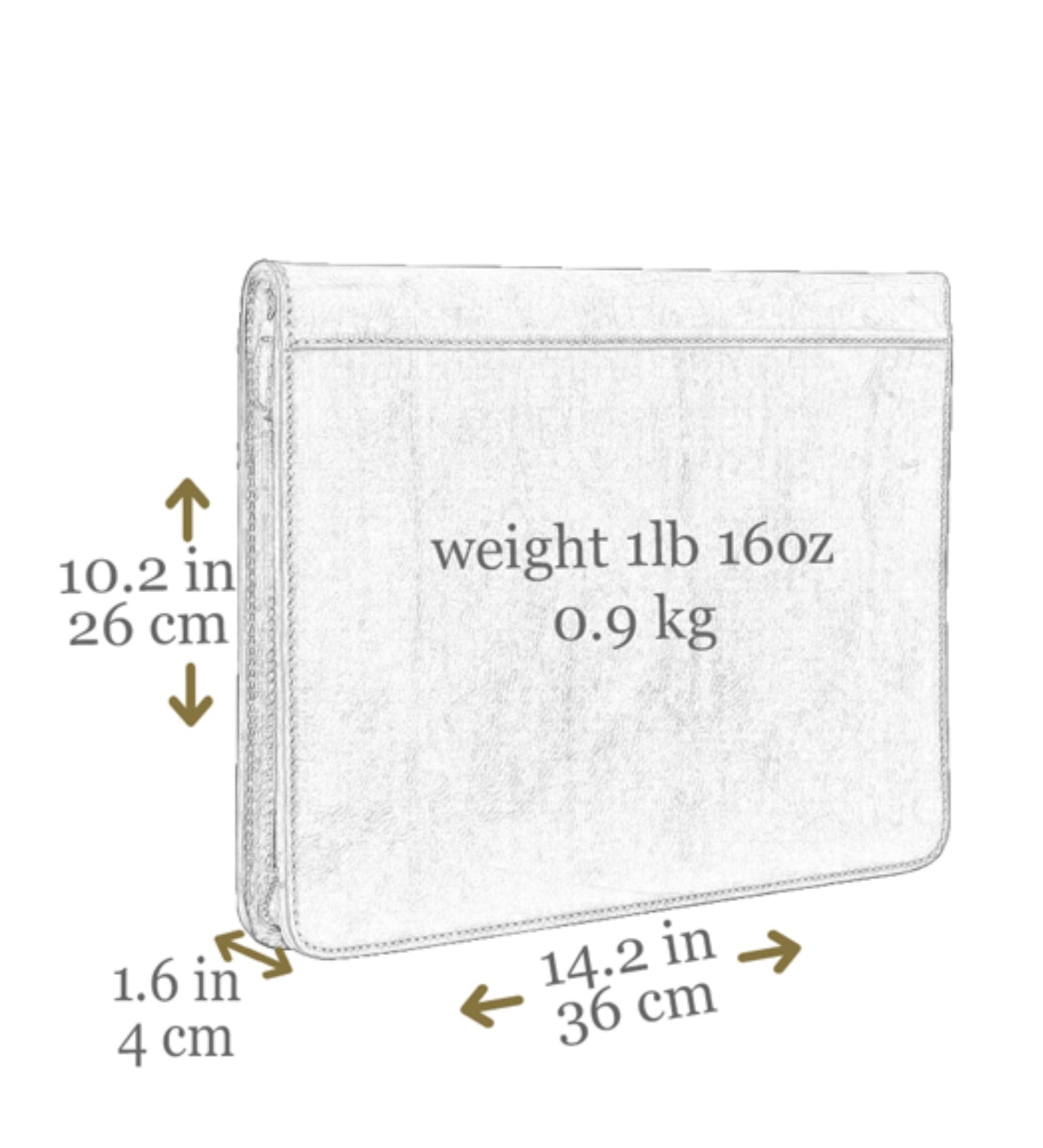 Skórzany organizer folder na dokumenty A4 - Candide