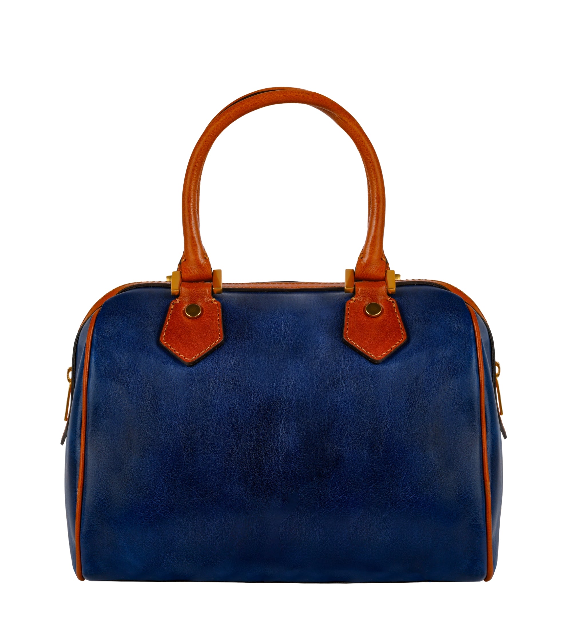 Skórzana torebka damska typu barrel - Little Dorrit