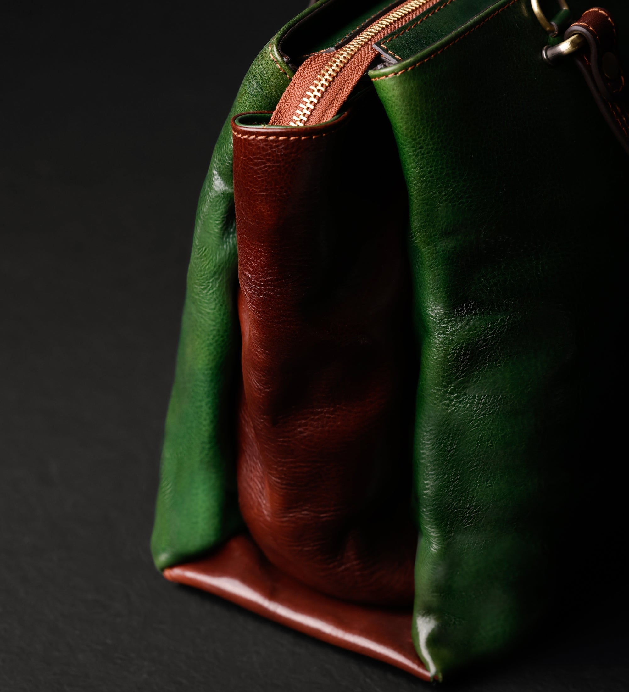 Skórzana torba shopper, torba na ramię dla kobiet - The Scarlet Letter