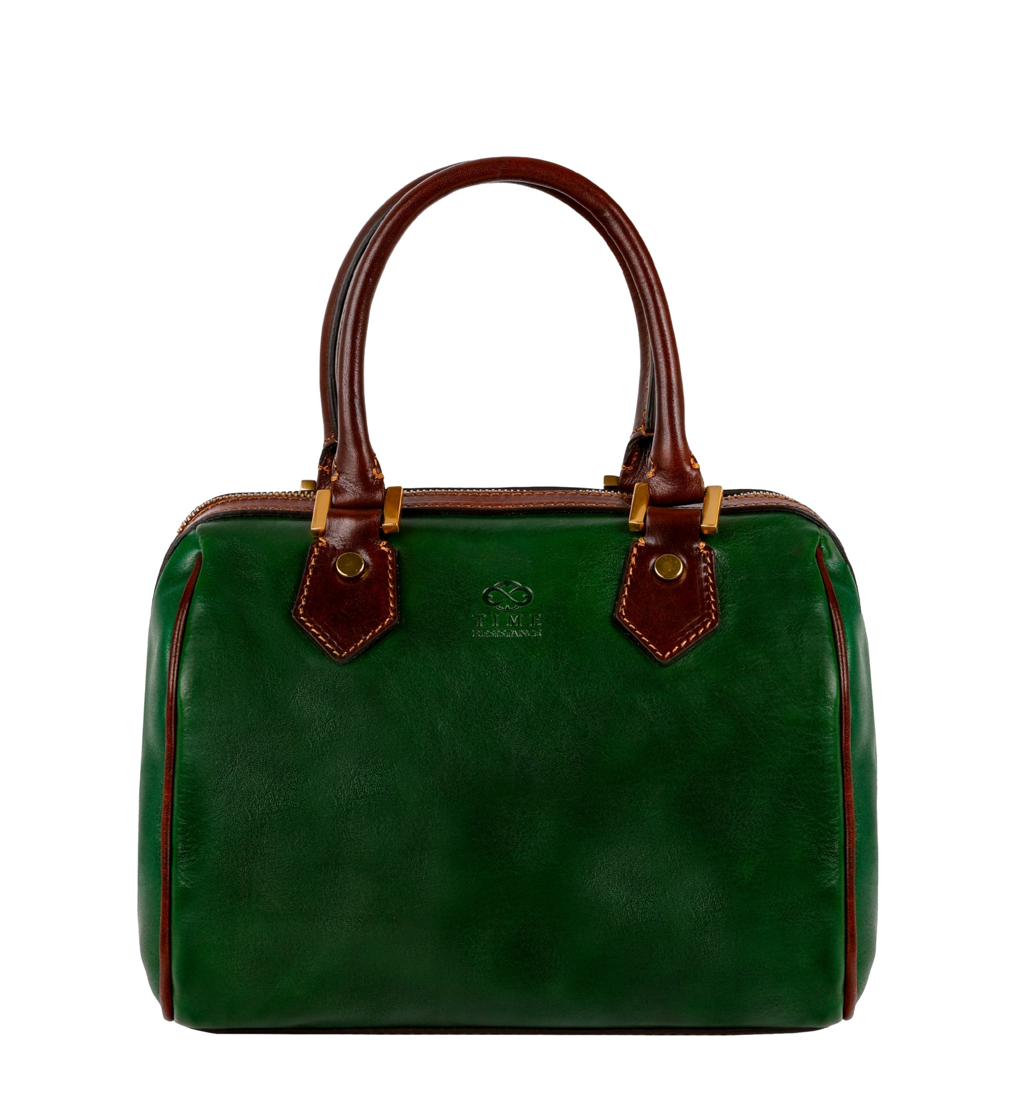 Skórzana torebka damska typu barrel - Little Dorrit