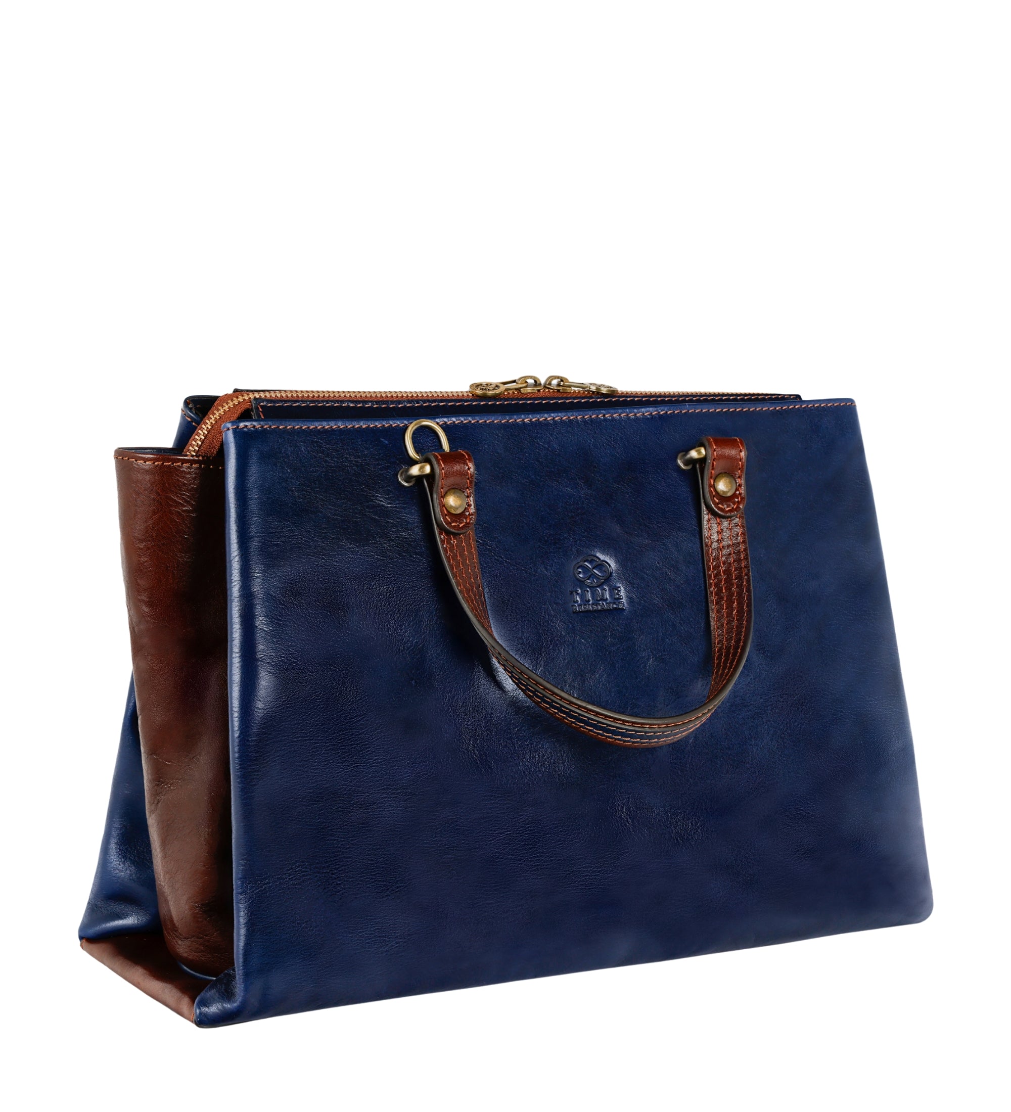 Skórzana torba shopper, torba na ramię dla kobiet - The Scarlet Letter