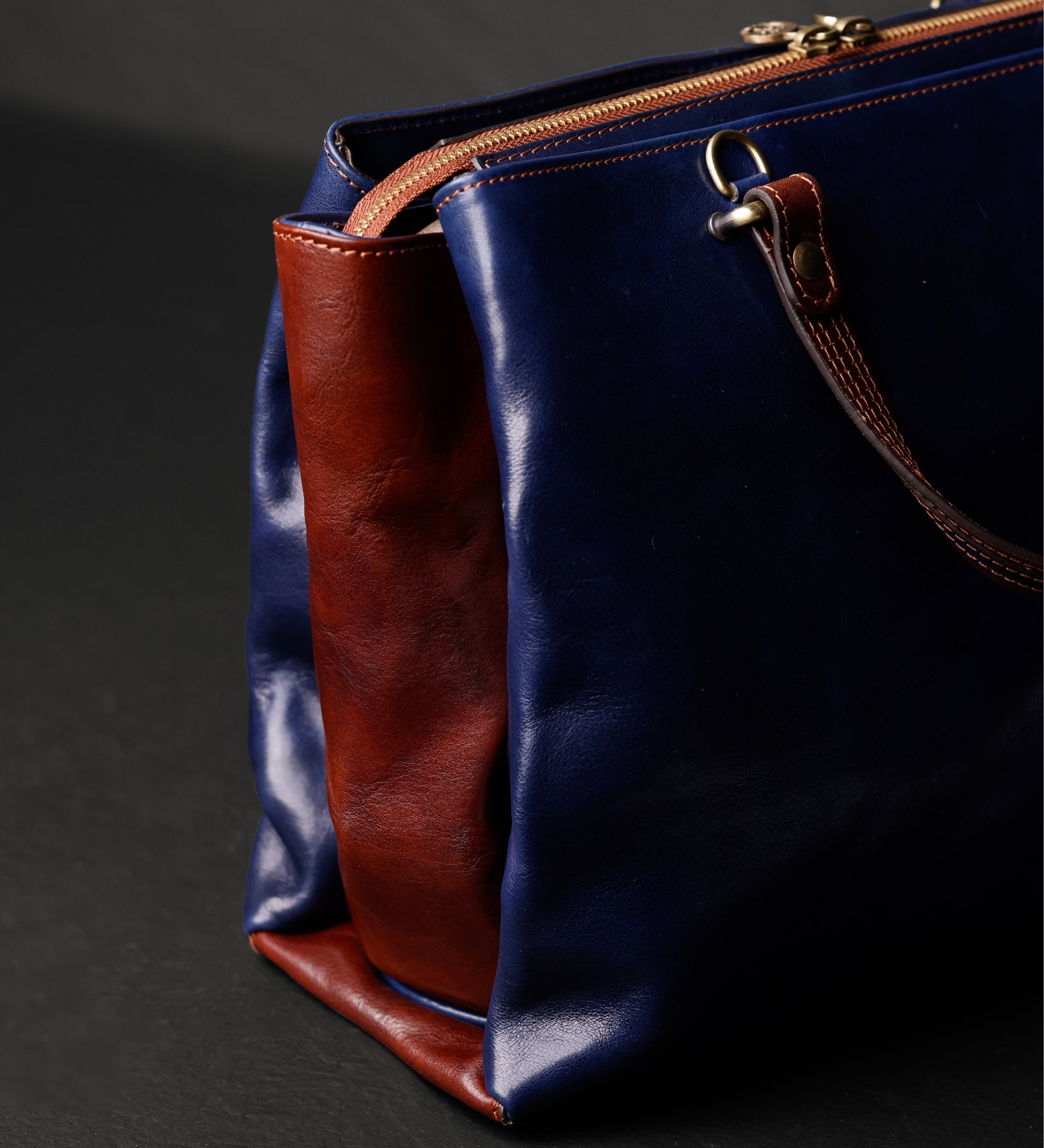 Skórzana torba shopper, torba na ramię dla kobiet - The Scarlet Letter