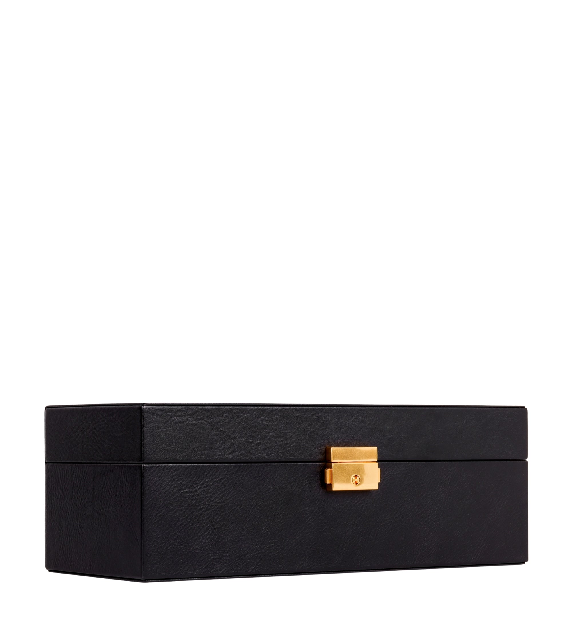 Skórzane pudełko na zegarki, organizer na zegarki - Silence