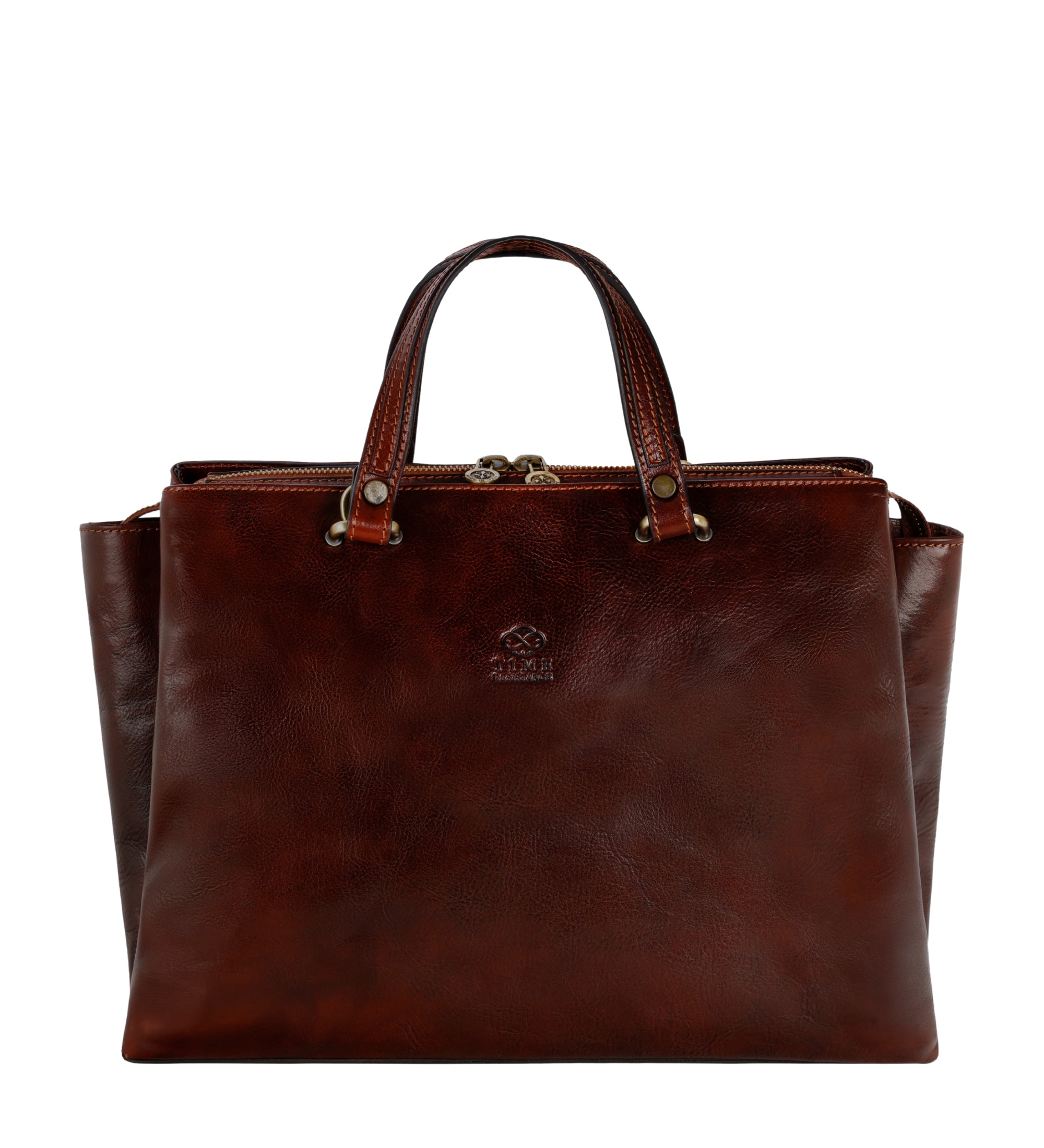 Skórzana torba shopper, torba na ramię dla kobiet - The Scarlet Letter