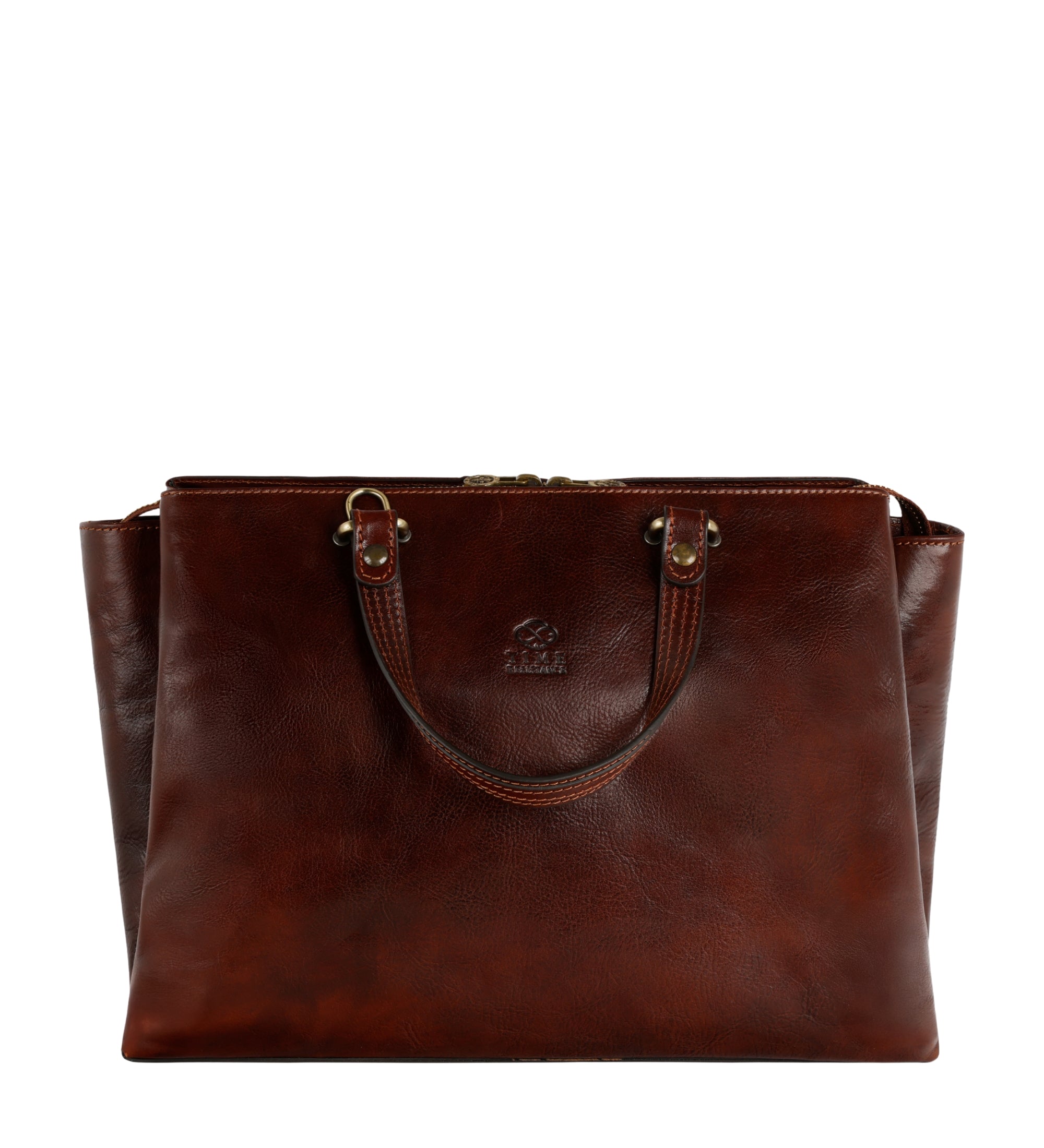 Skórzana torba shopper, torba na ramię dla kobiet - The Scarlet Letter