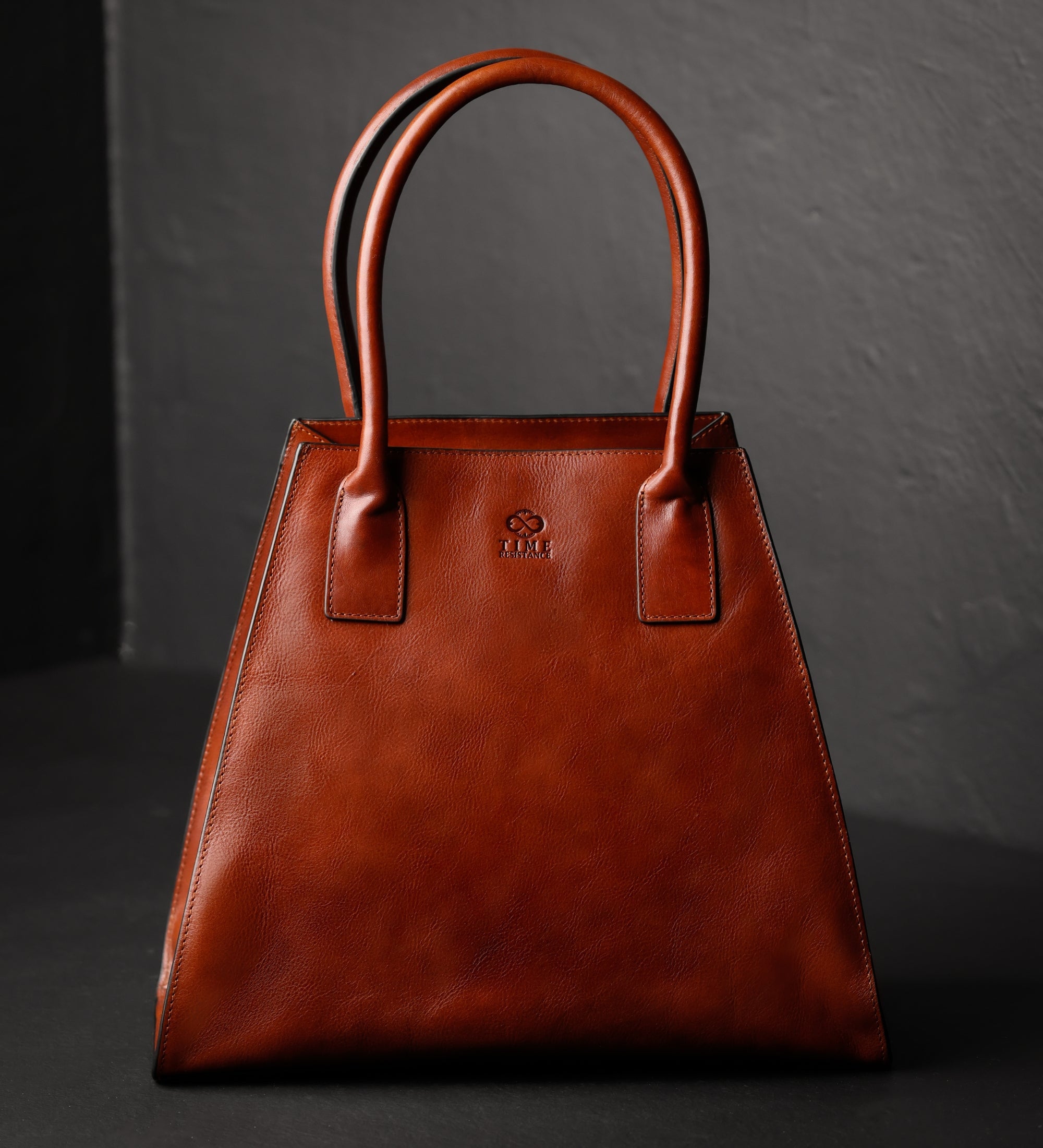 Skórzana torebka shopper dla kobiet - The Woman In White