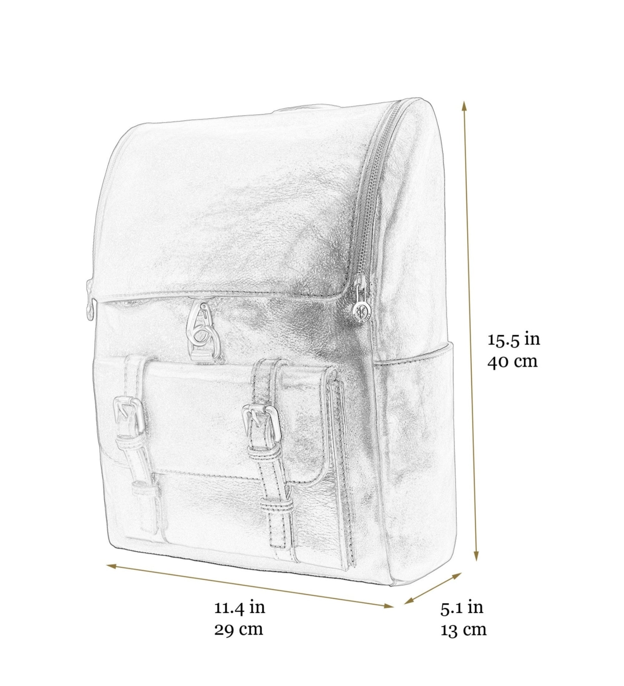 Duży plecak skórzany dla kobiet - The Odyssey