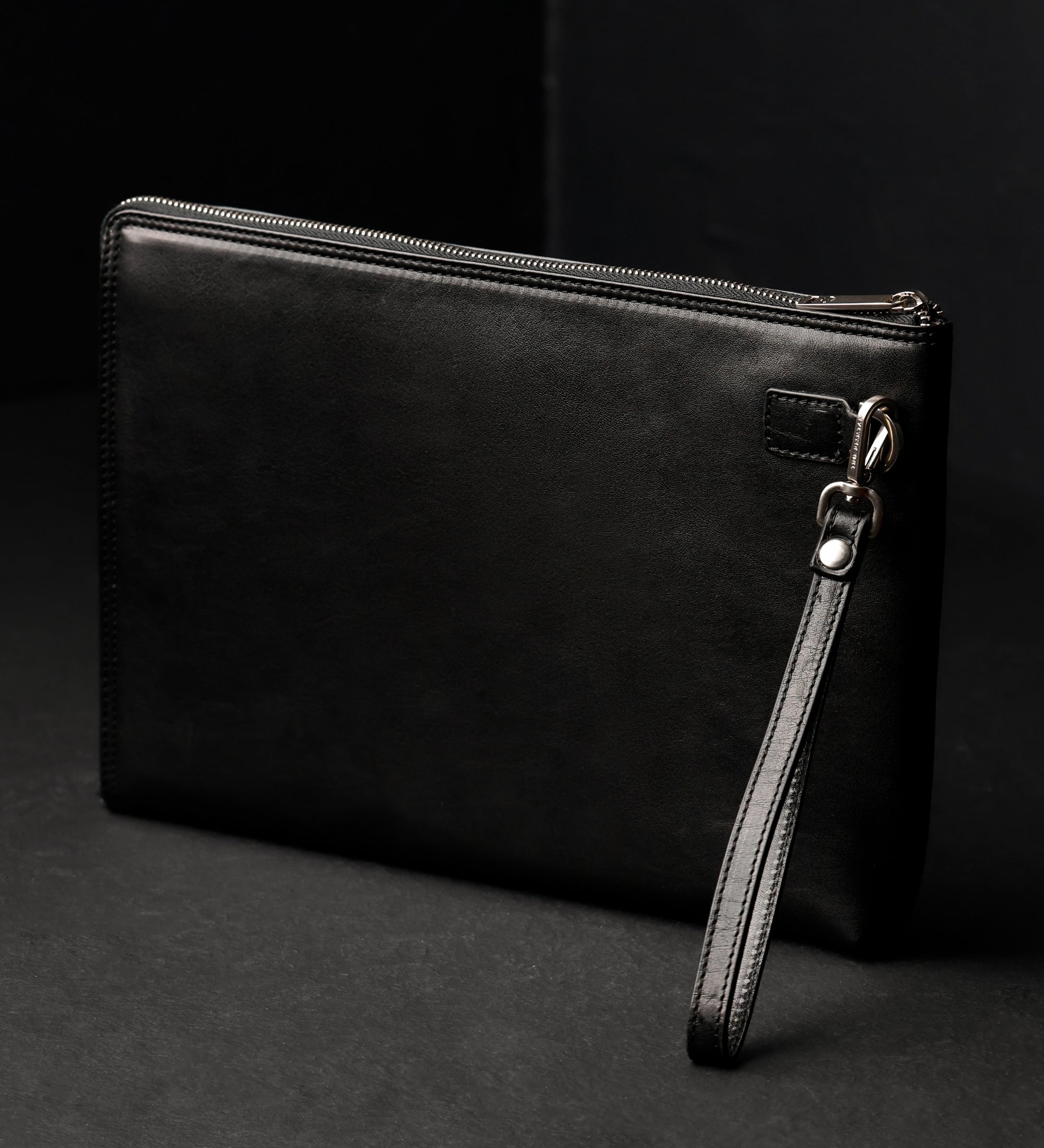 Duża skórzana kopertówka męska torebka - The Brothers Karamazov