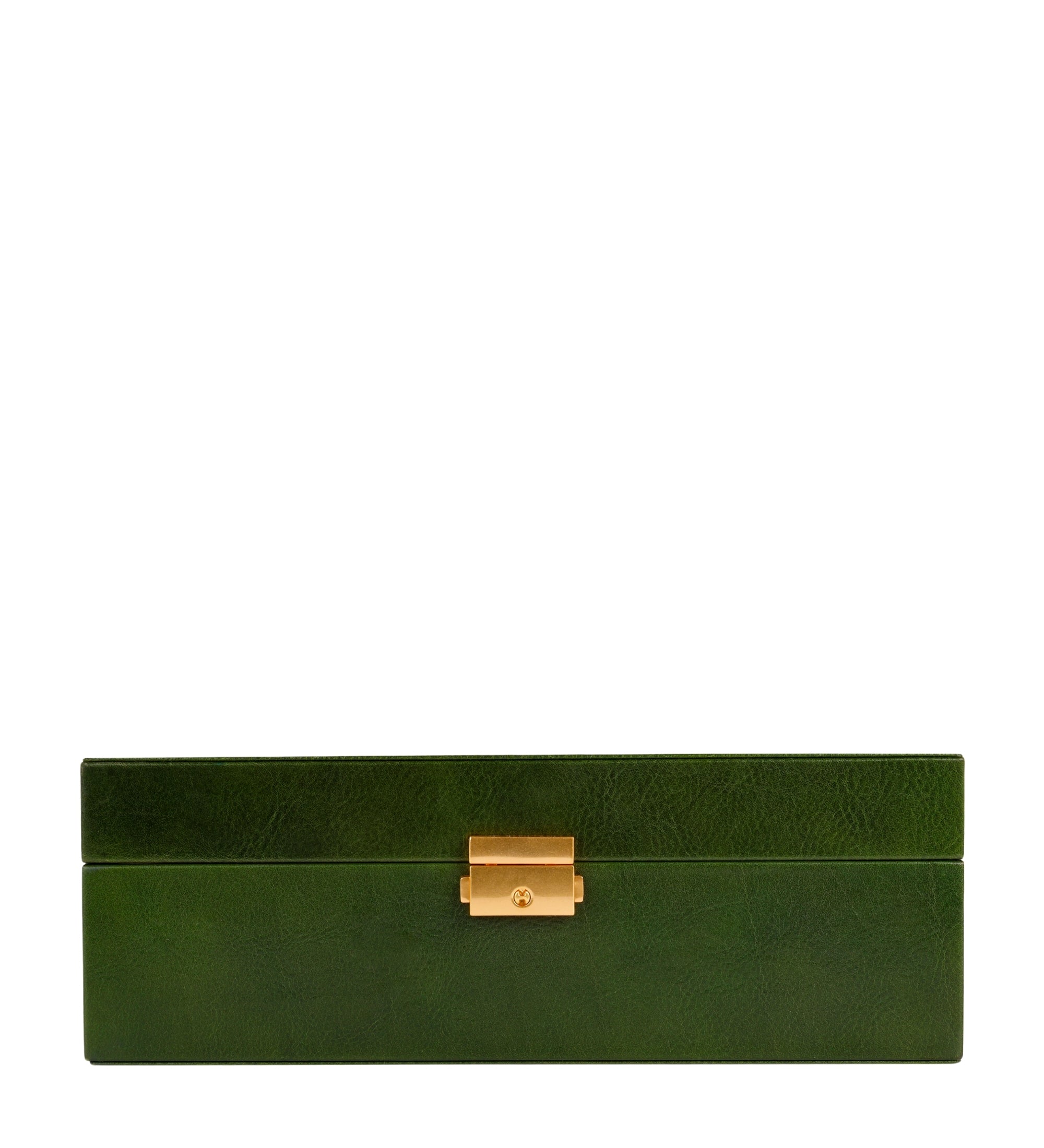 Skórzane pudełko na zegarki, organizer na zegarki - Silence