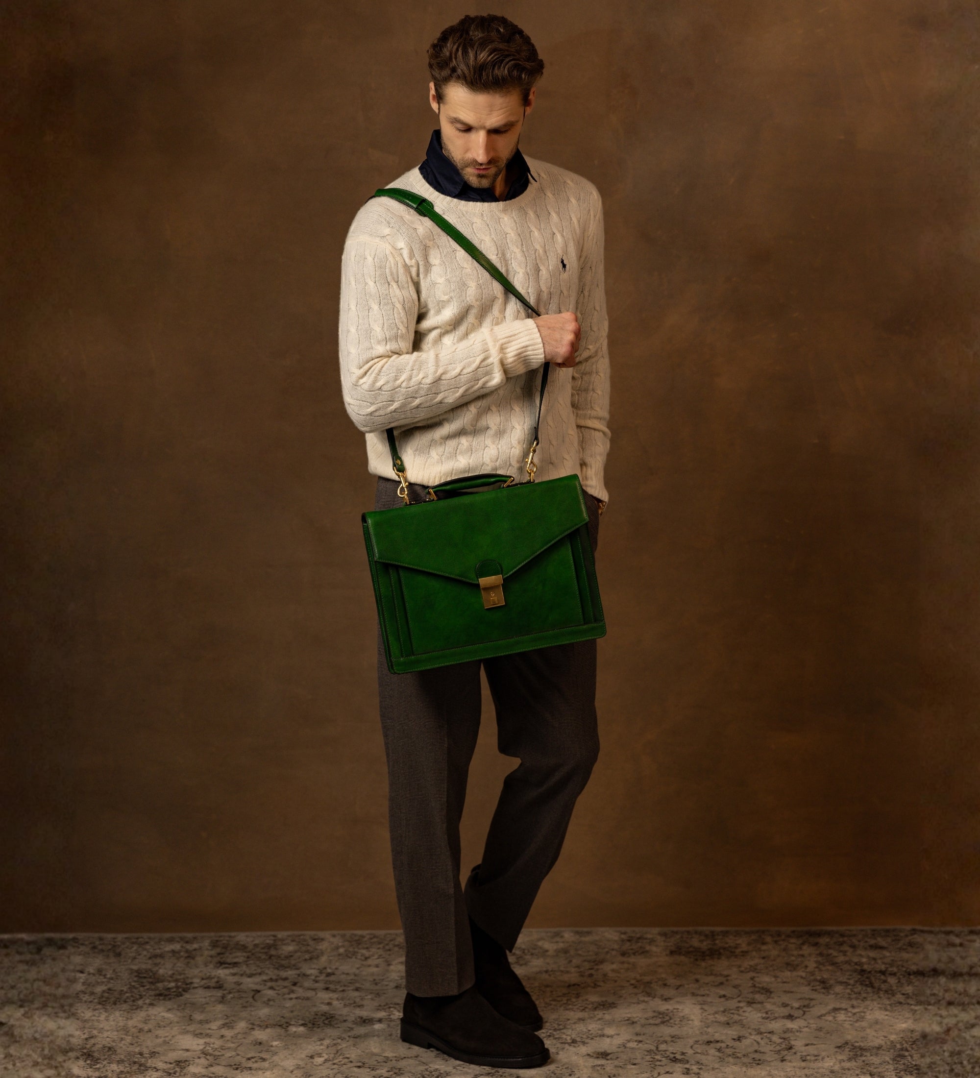 Teczka skórzana o klasycznym designie - The Magus