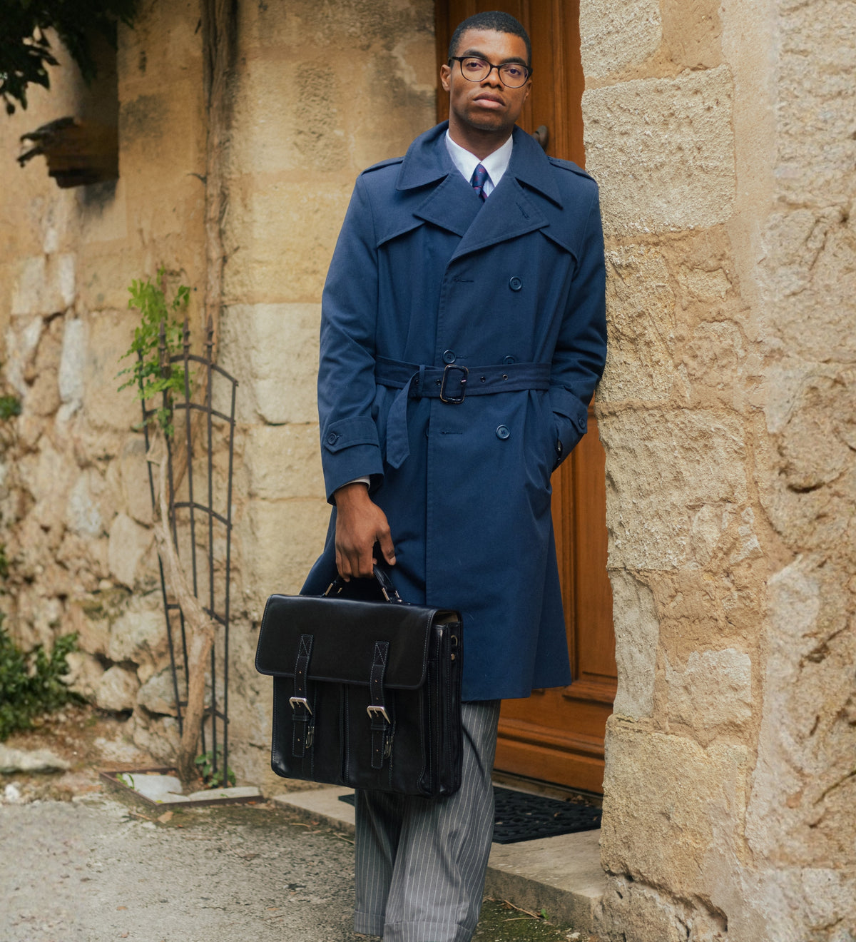 Teczka skórzana, torba typu satchel - The Time Machine