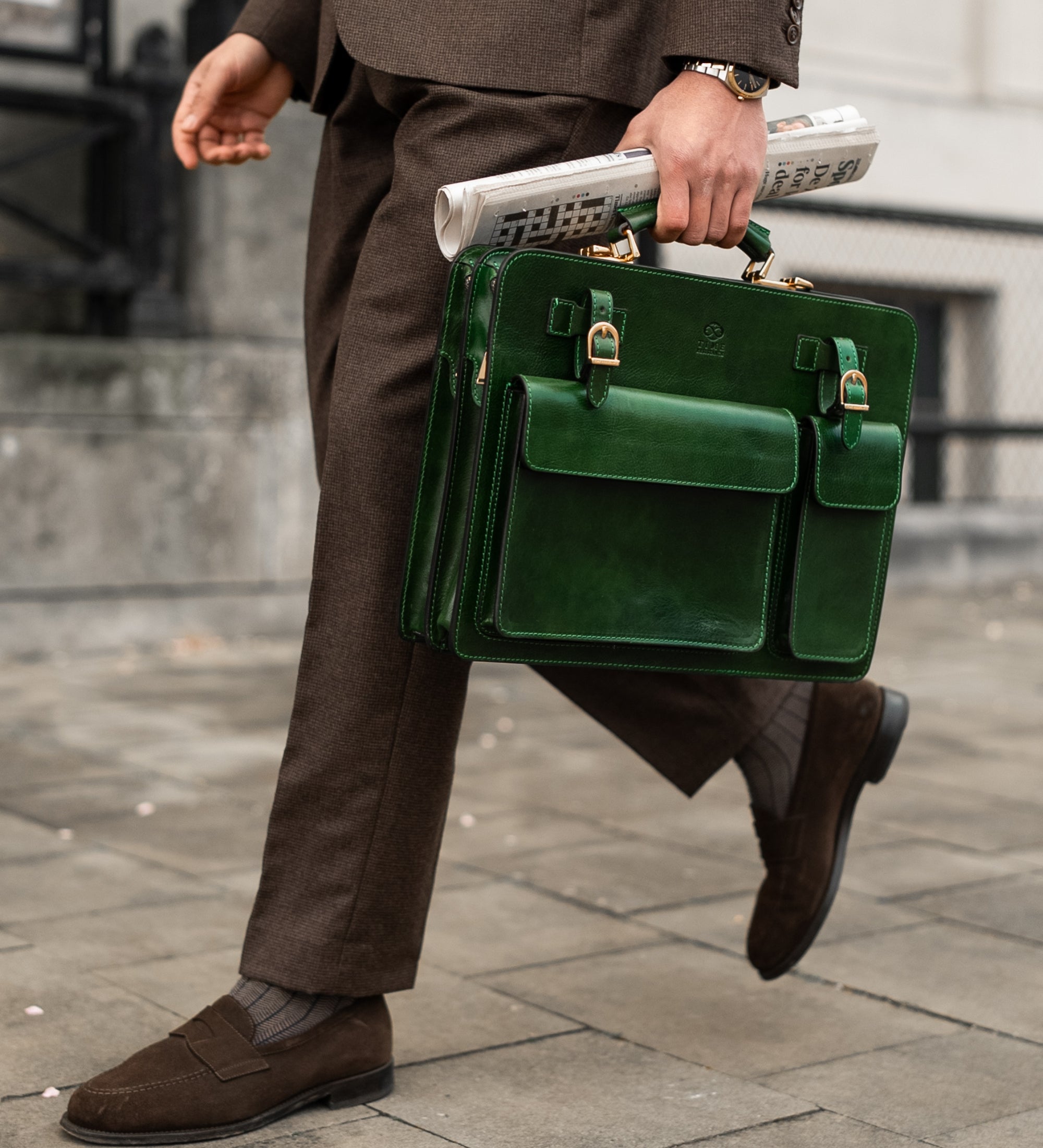 Skórzana torba typu satchel - The Prophet