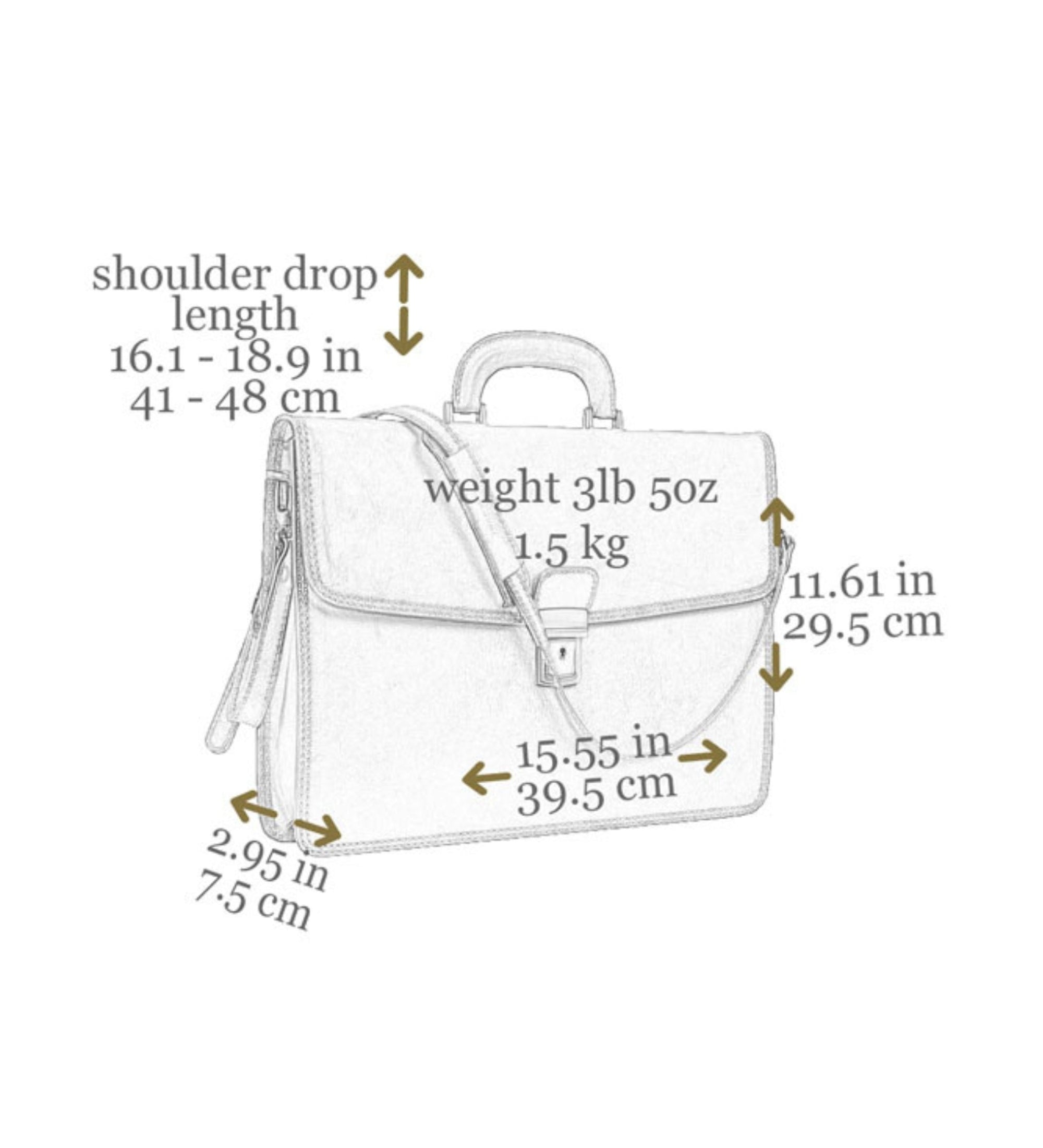 Skórzana teczka damska - The Sound of the Mountain