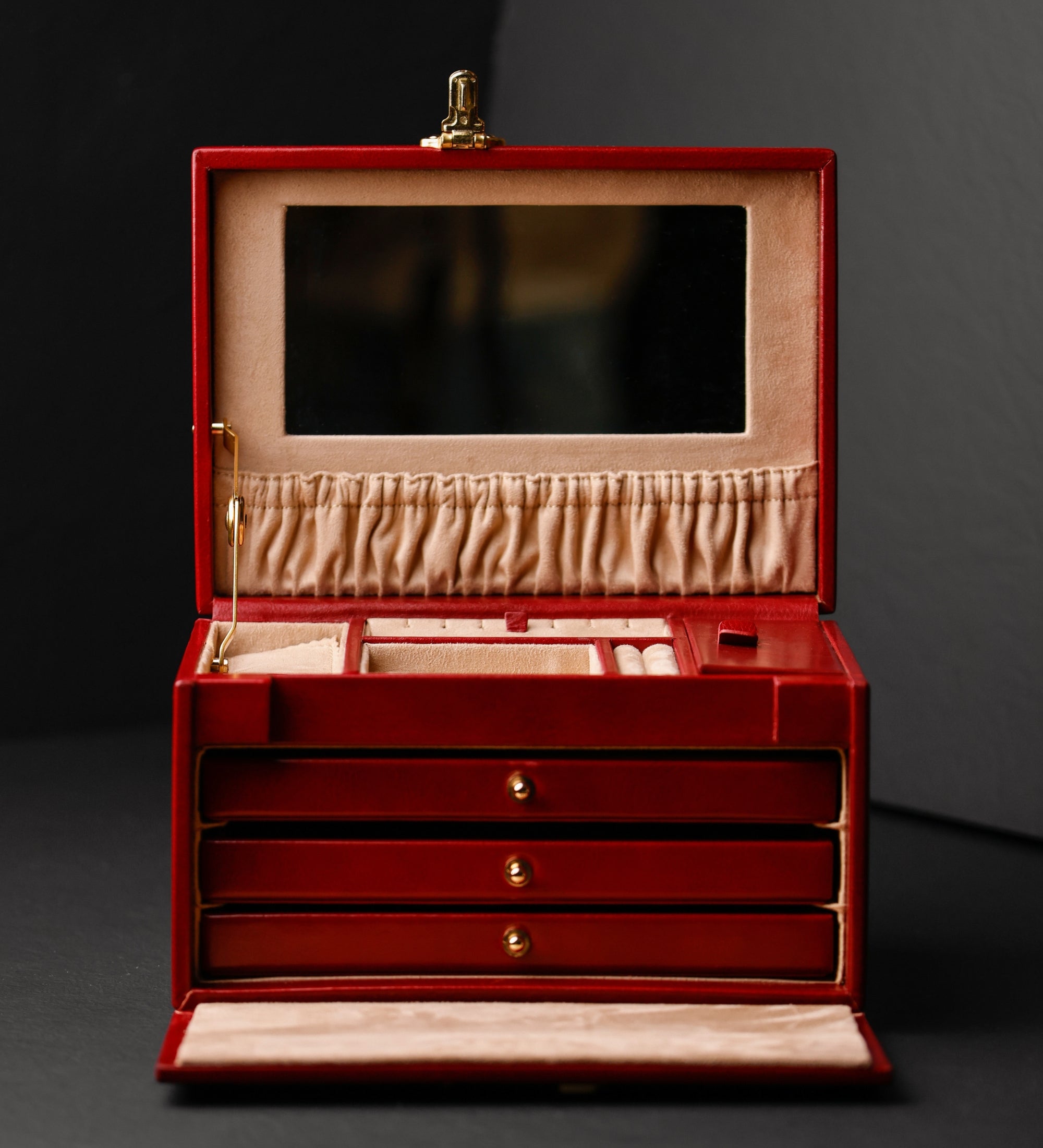 Duża szkatułka na biżuterię ze skóry dla kobiet - The Portrait of a Lady