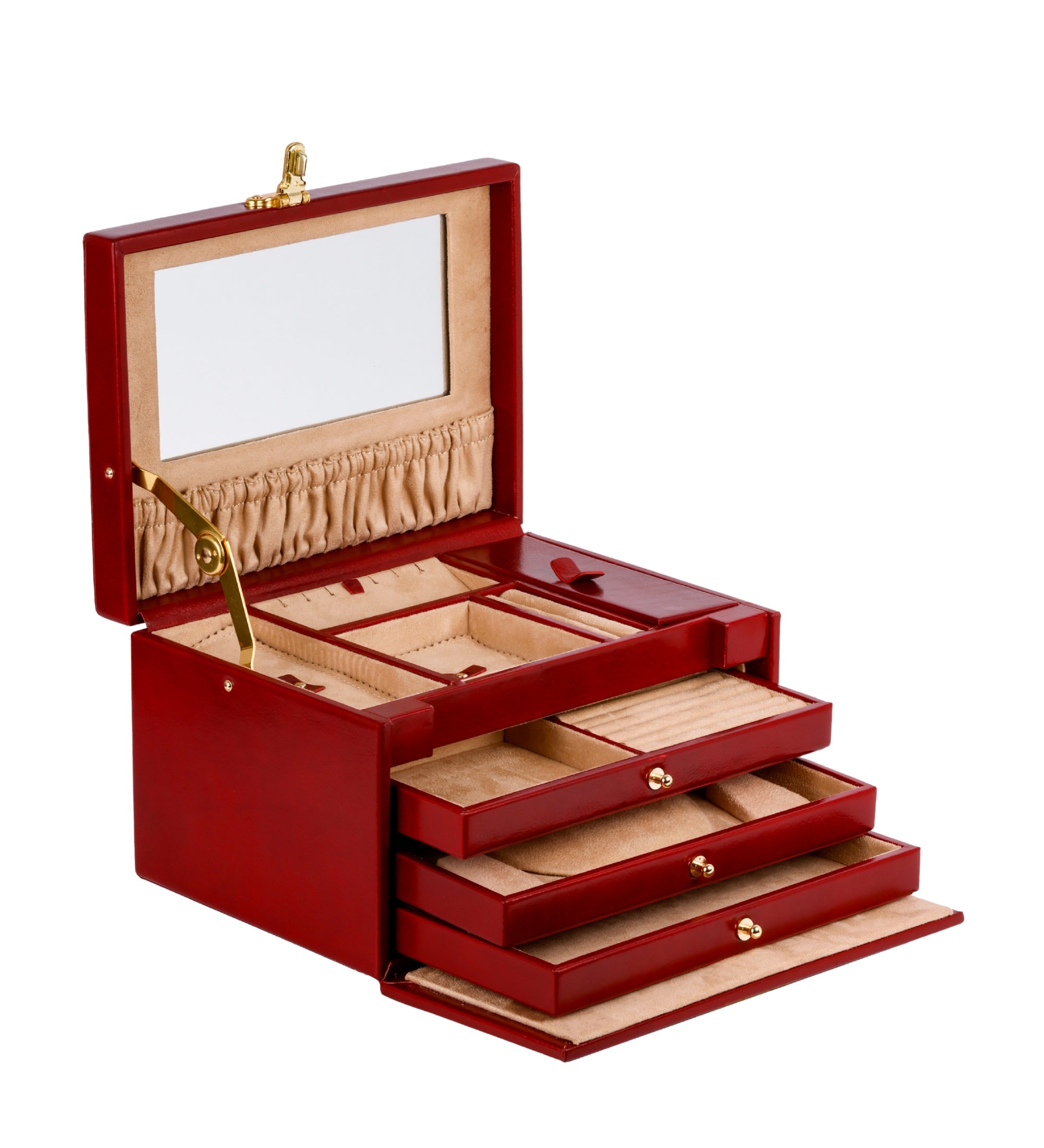 Duża szkatułka na biżuterię ze skóry dla kobiet - The Portrait of a Lady