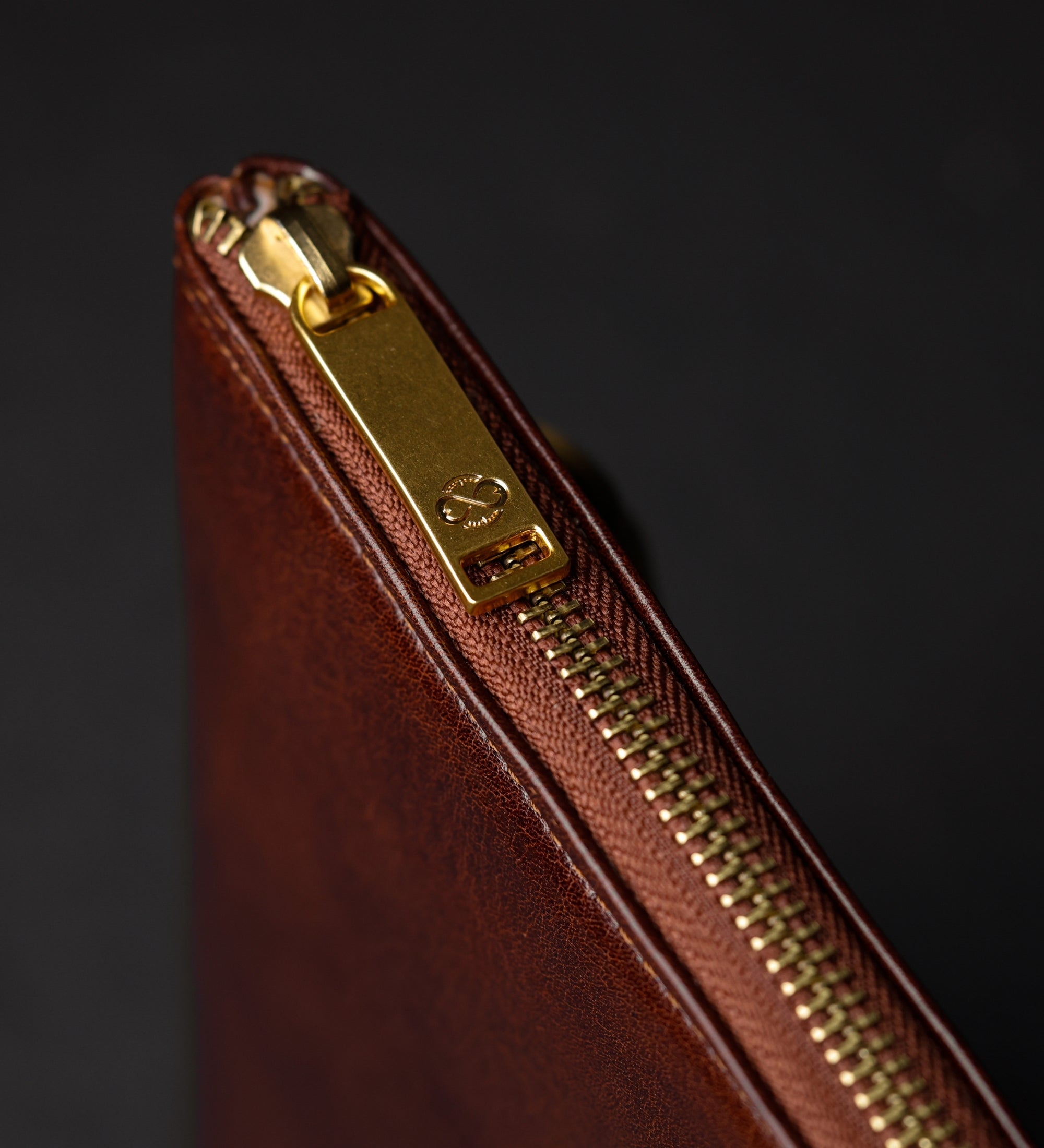 Duża skórzana kopertówka męska torebka - The Brothers Karamazov