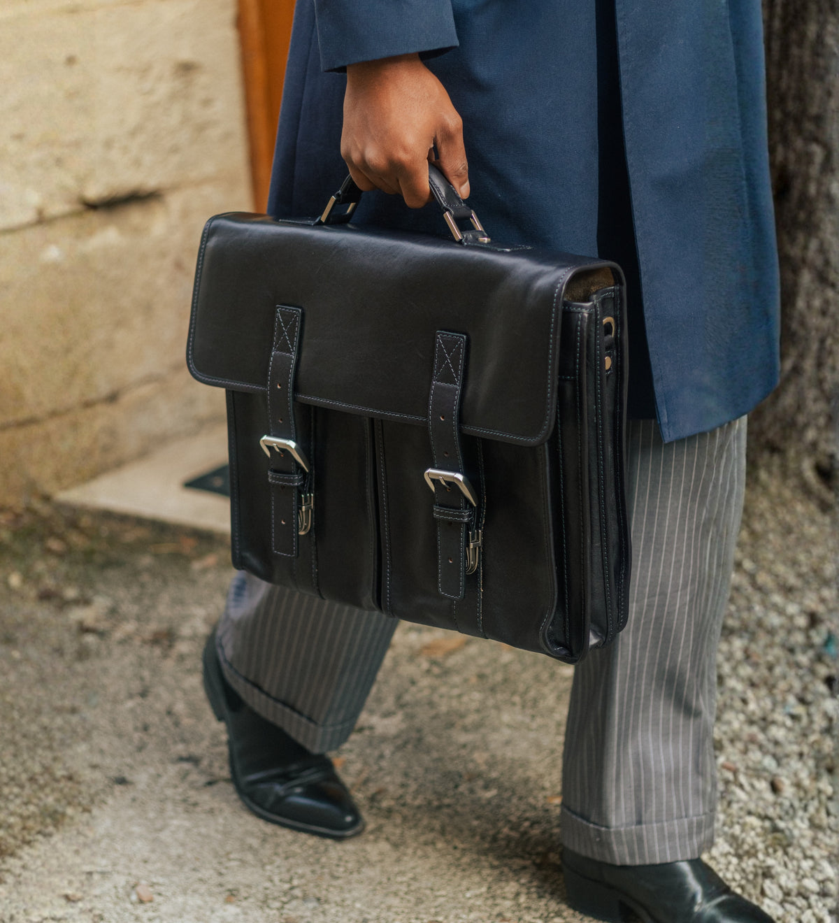 Teczka skórzana, torba typu satchel - The Time Machine