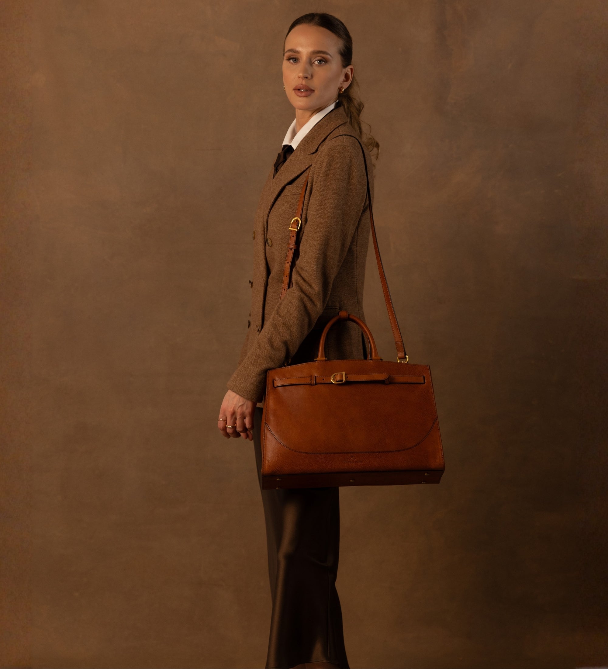 Skórzana torebka dla kobiet - Shirley