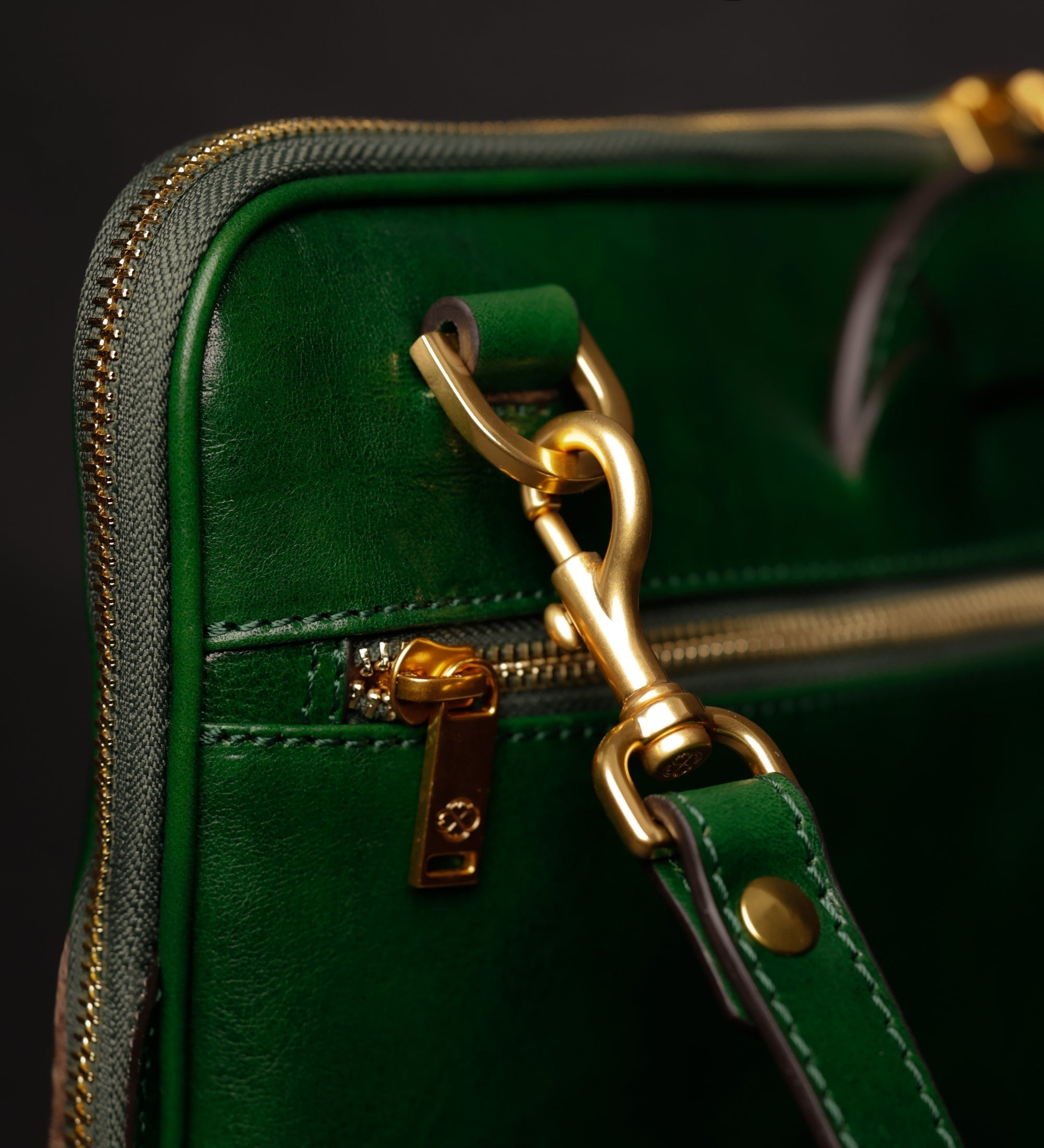 Skórzana teczka na laptopa - Brave New World