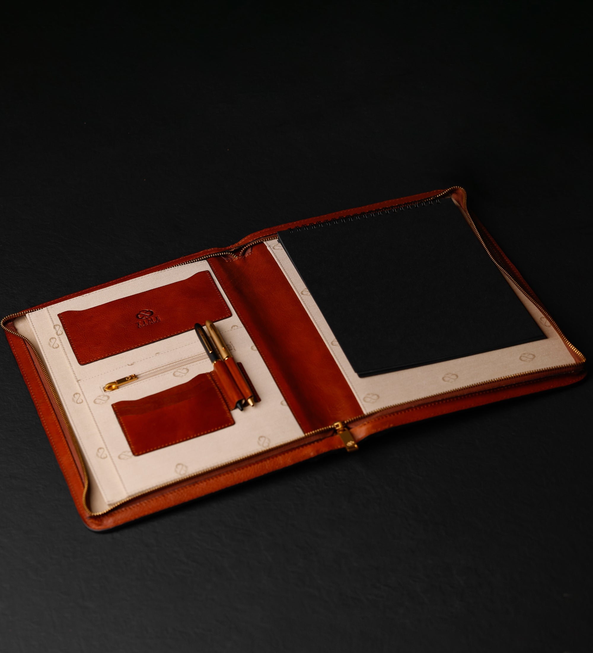 Skórzana teczka na dokumenty A4 dla kobiet - Candide