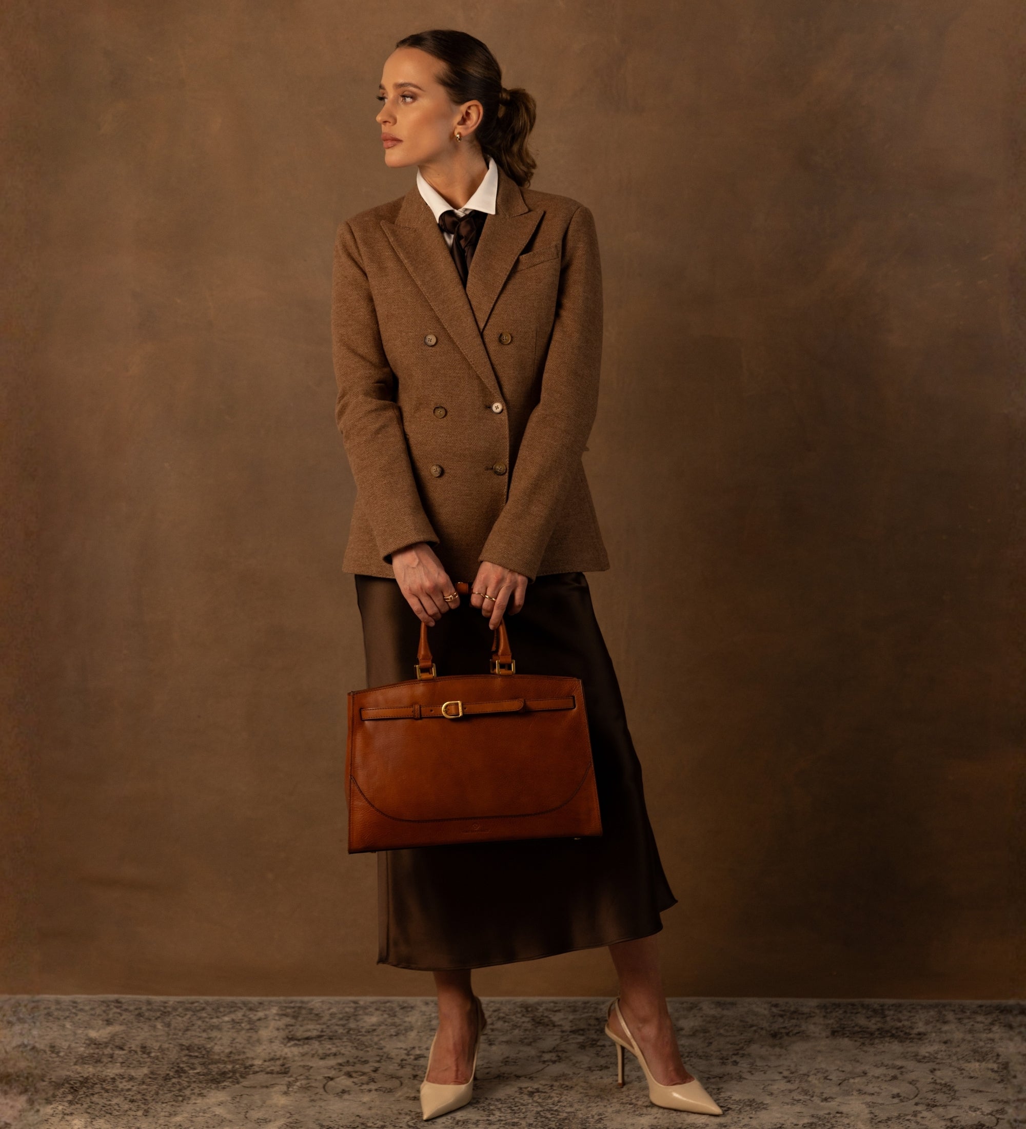 Skórzana torebka dla kobiet - Shirley