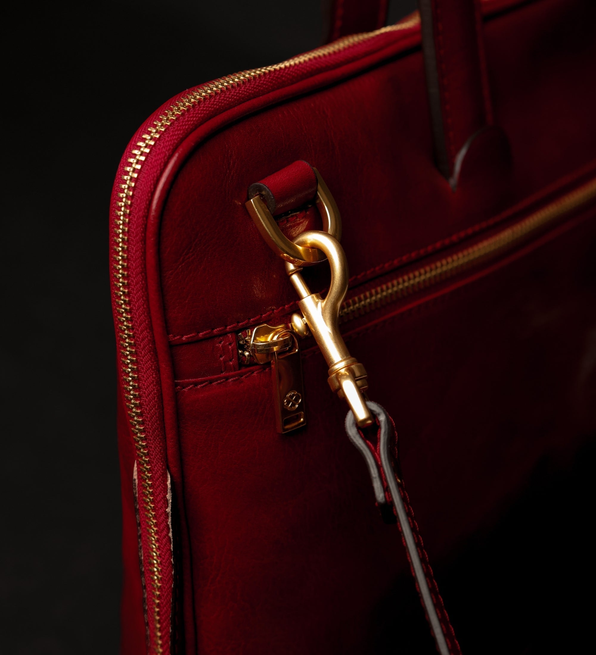 Skórzana teczka na laptopa - Brave New World