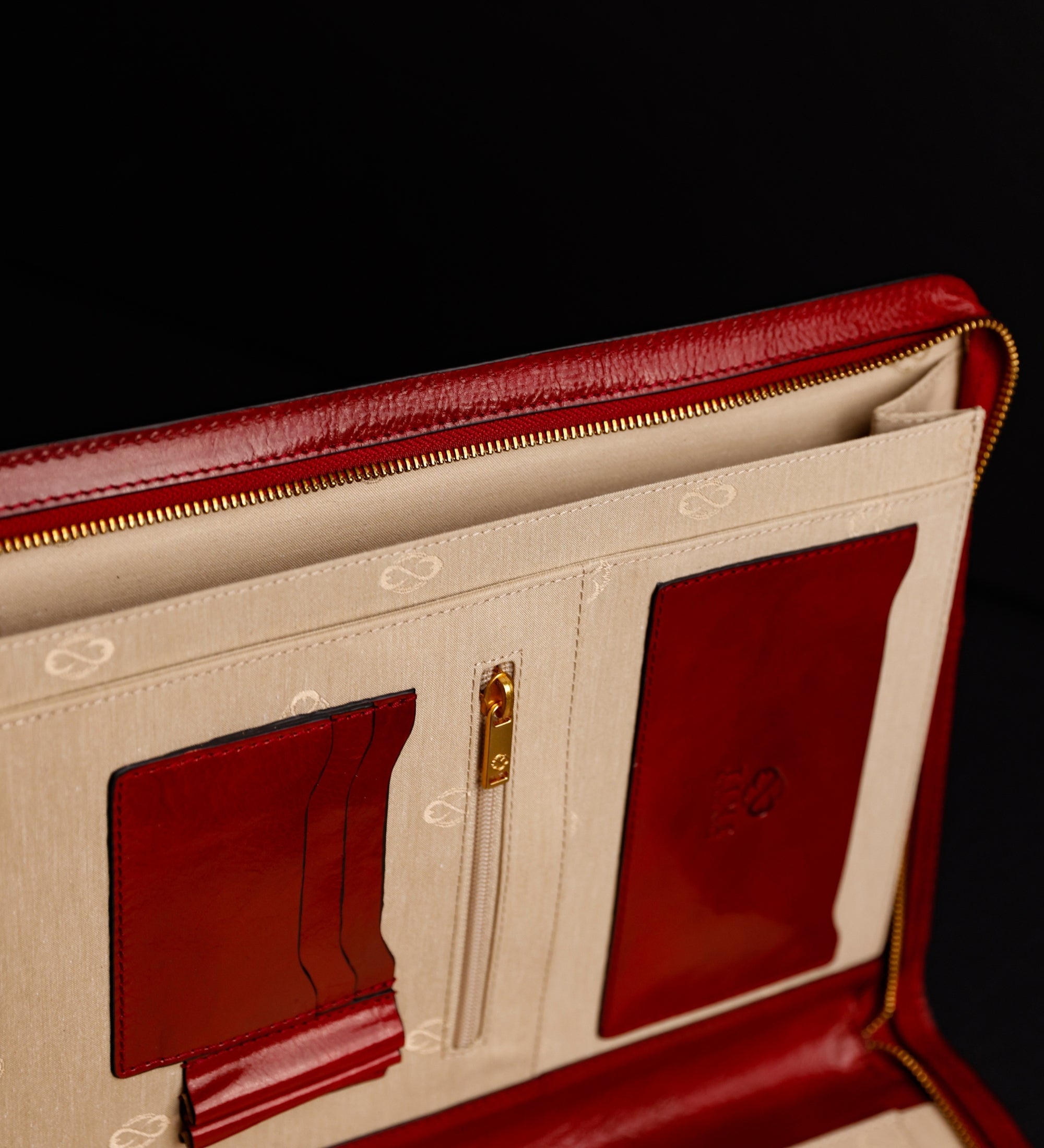 Skórzany organizer folder na dokumenty A4 - Candide