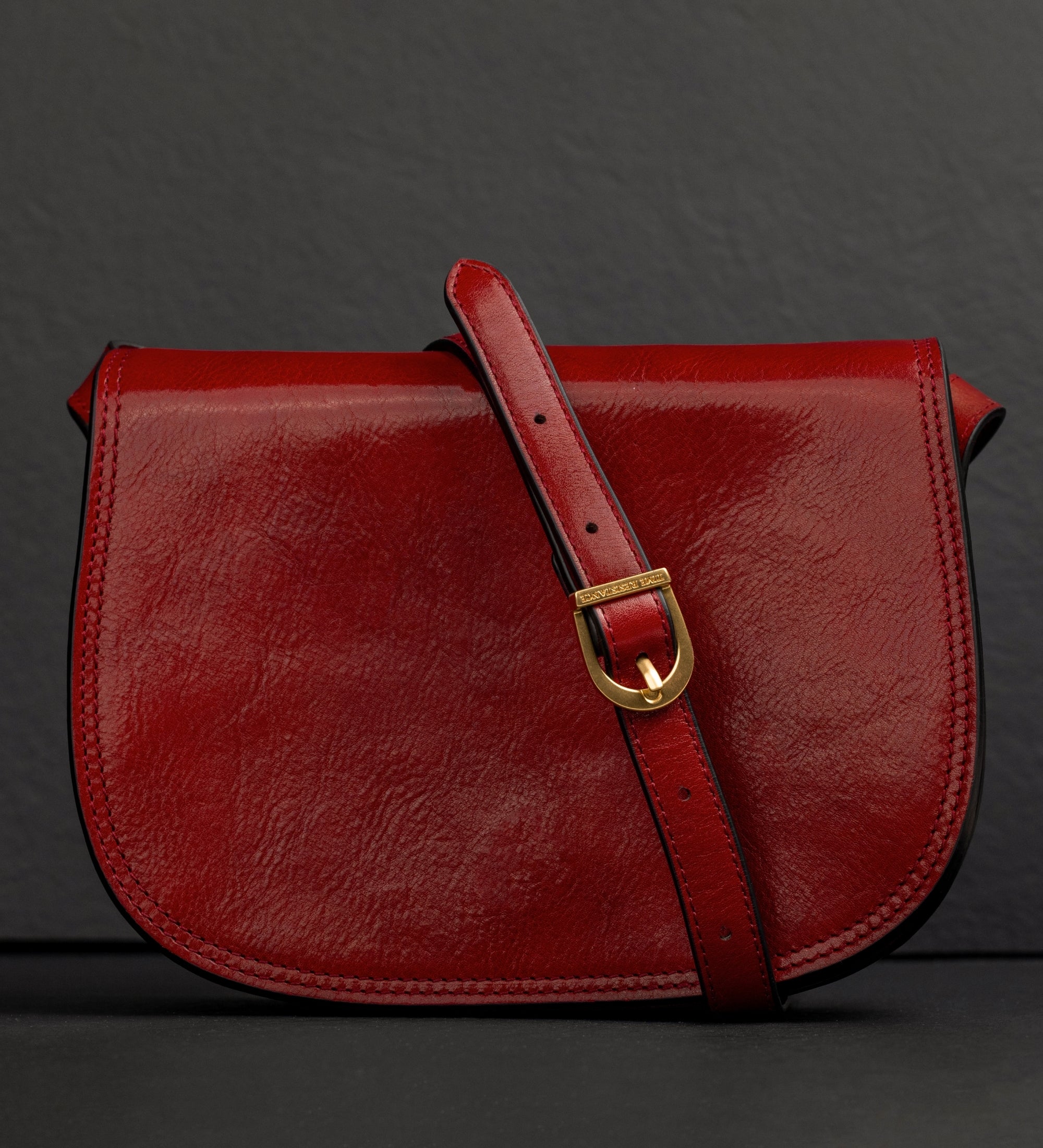 Skórzana torba saddle torba crossbody dla kobiet - Moonfleet