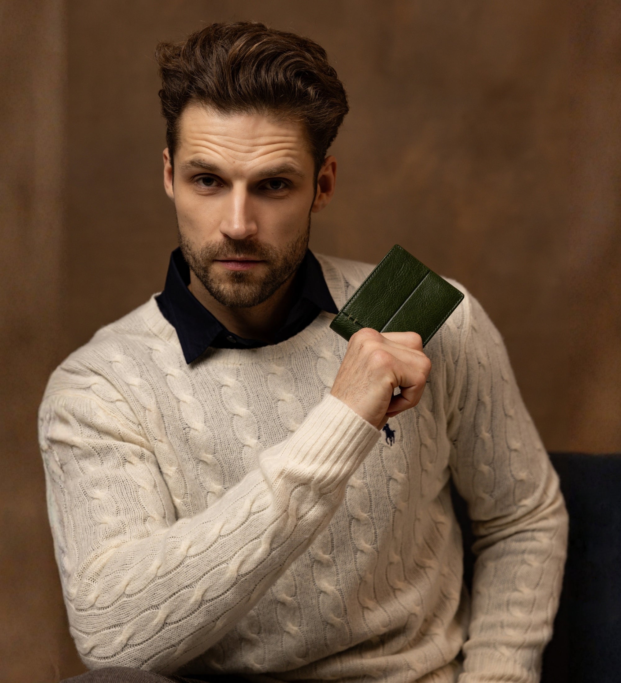 Skórzany portfel składany - Poetic Justice