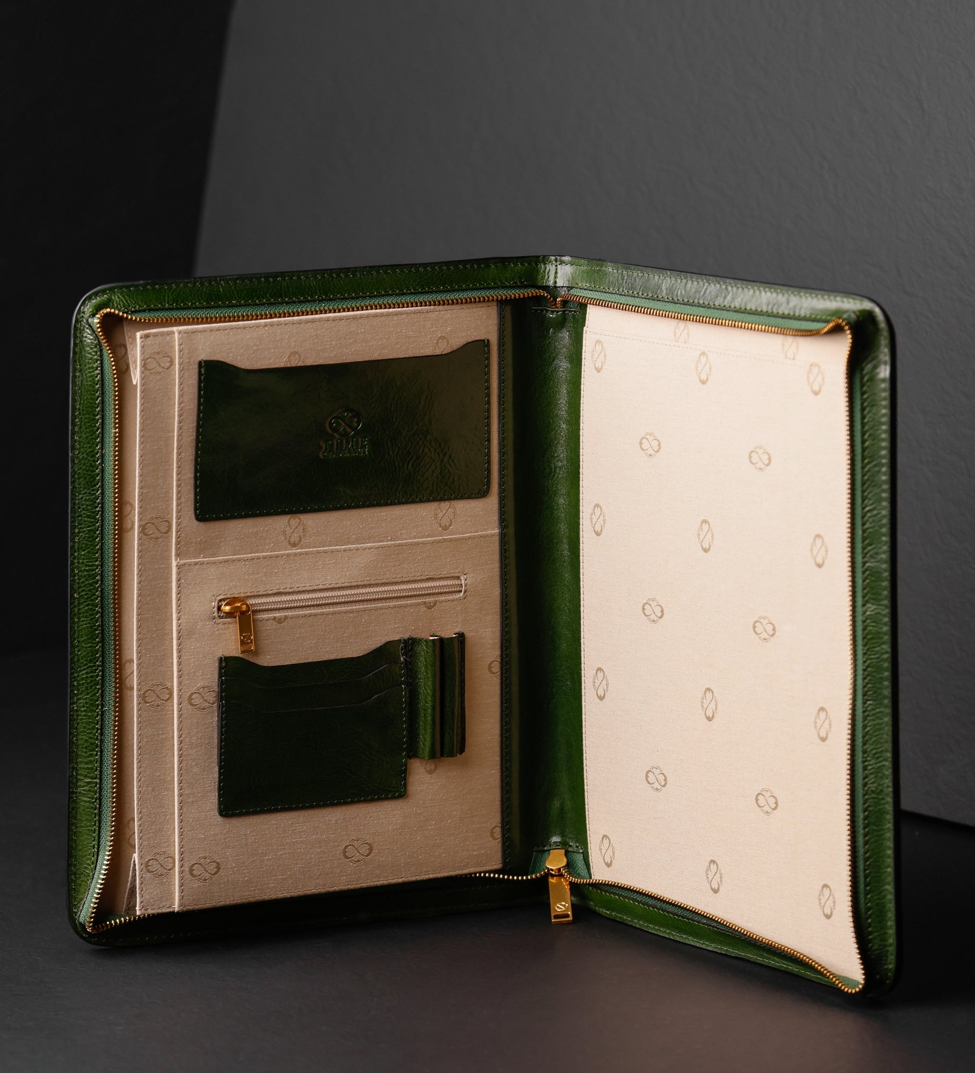 Skórzany organizer folder na dokumenty A4 - Candide