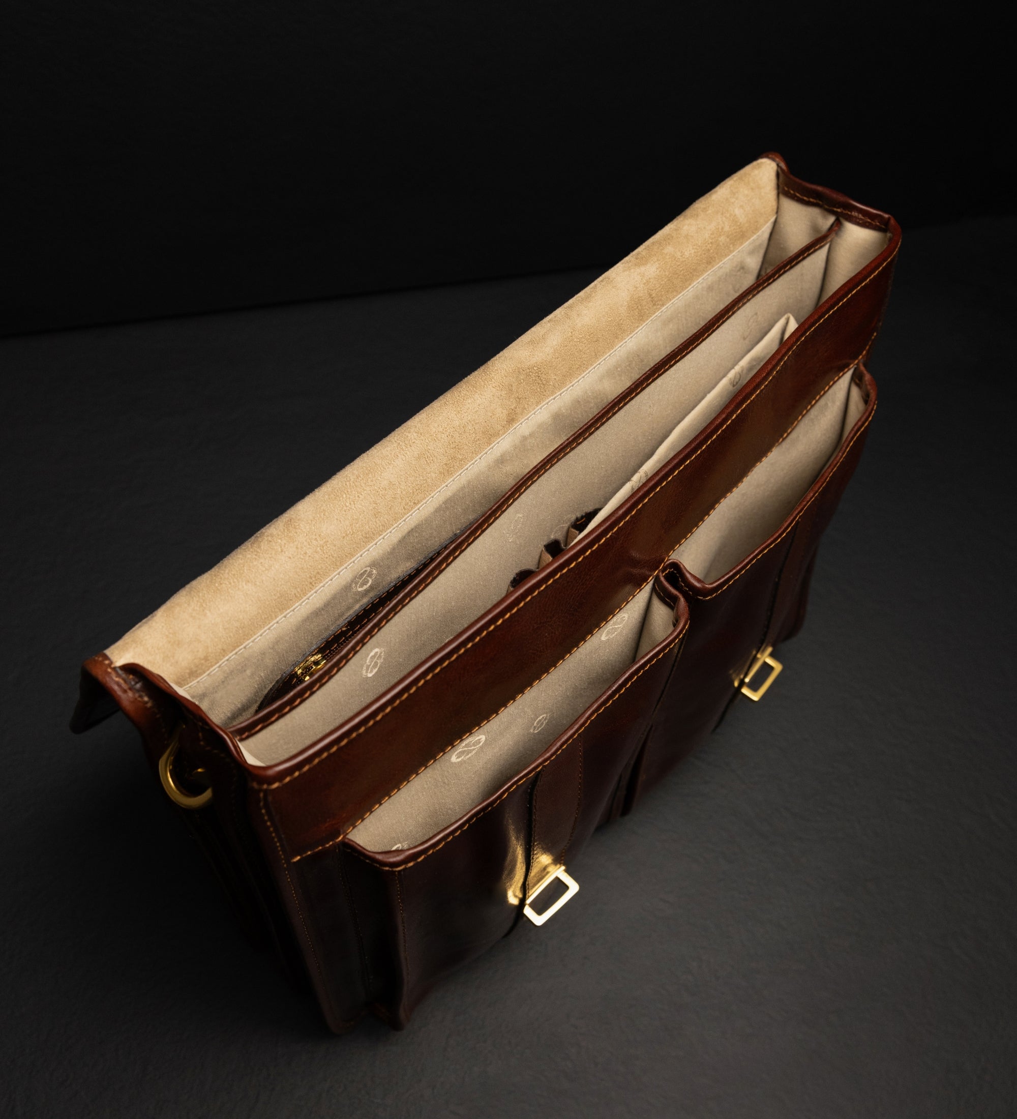 Teczka skórzana, torba typu satchel - The Time Machine