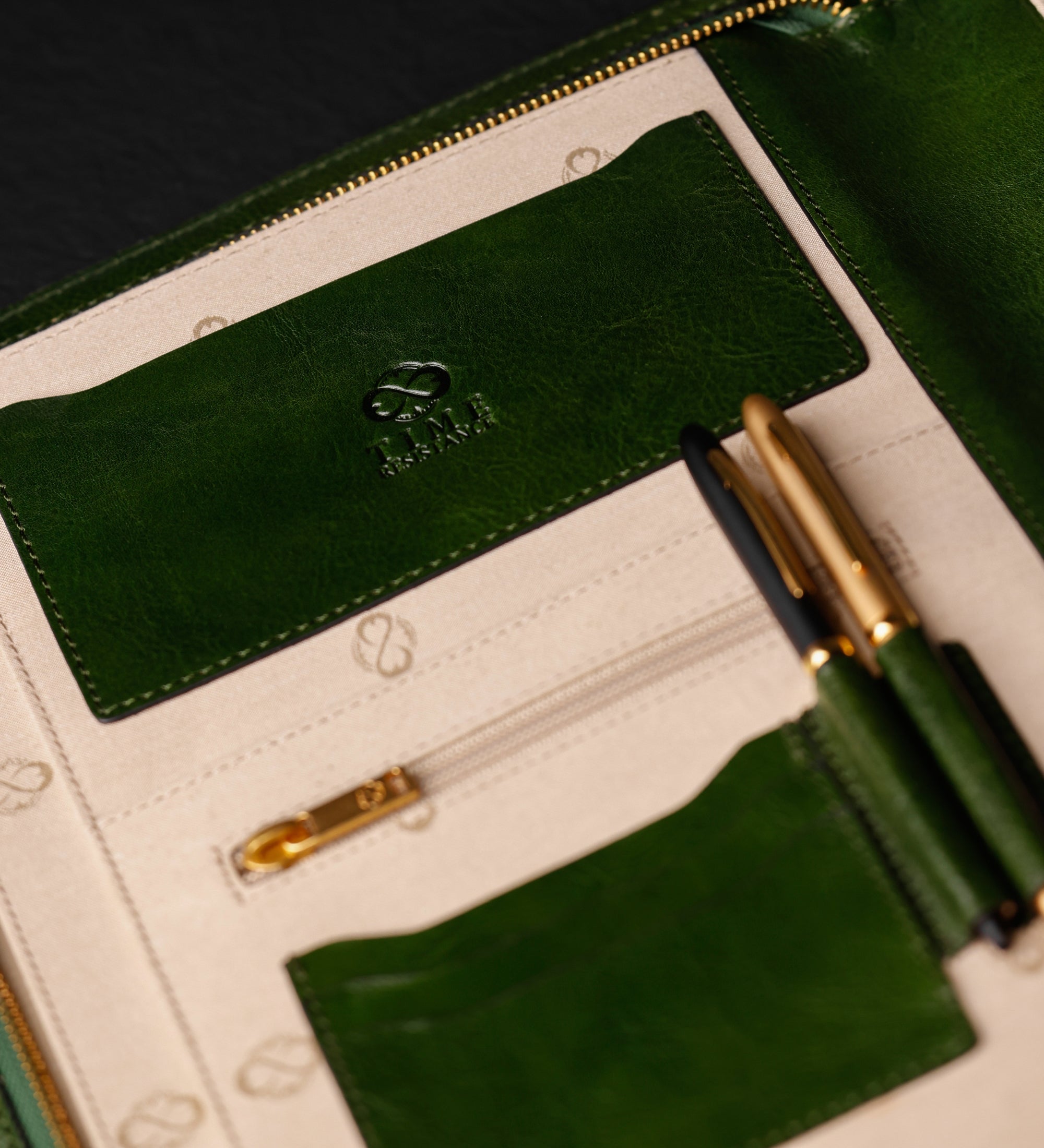 Skórzana teczka na dokumenty A4 dla kobiet - Candide