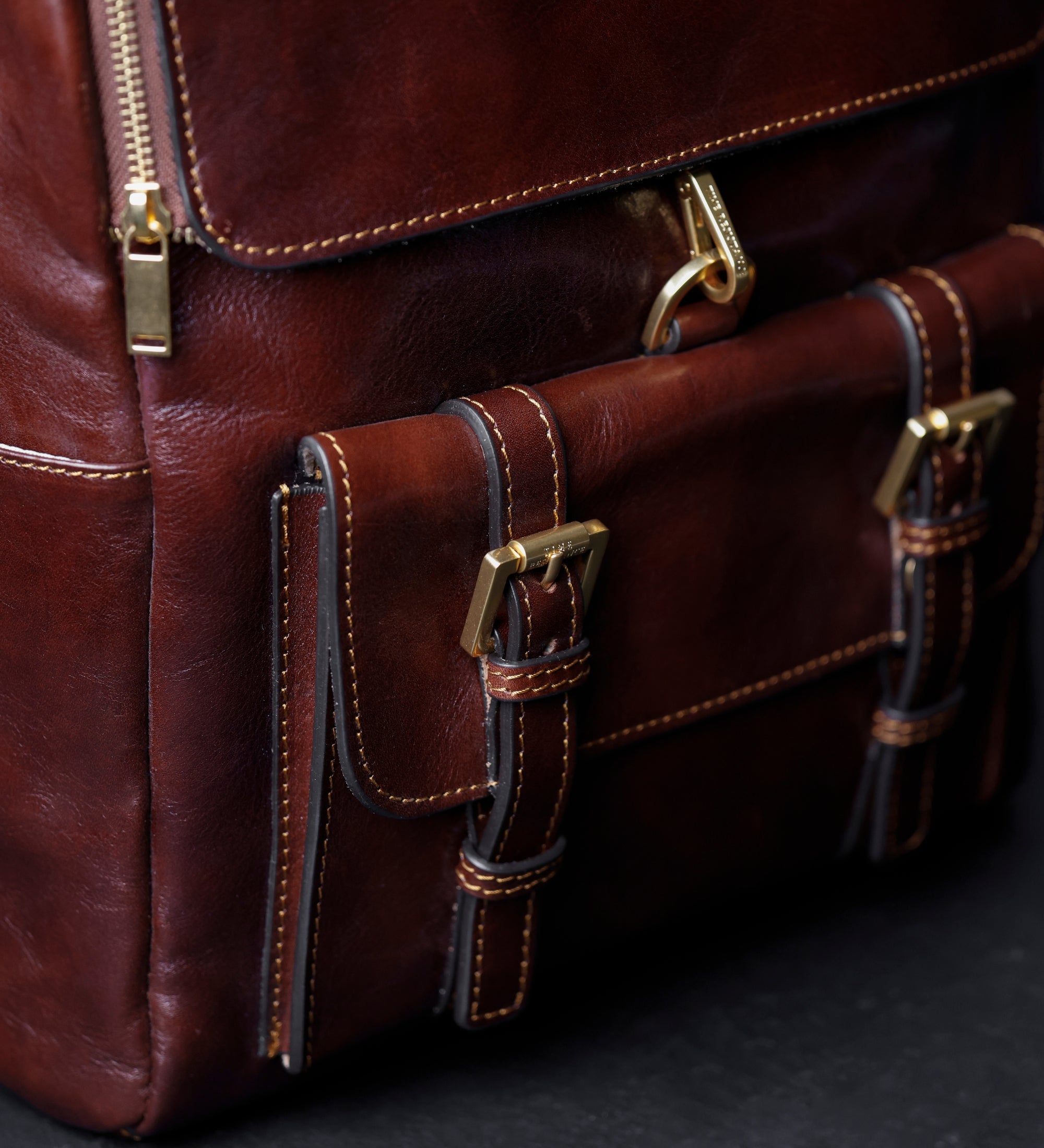 Duży plecak skórzany dla kobiet - The Odyssey