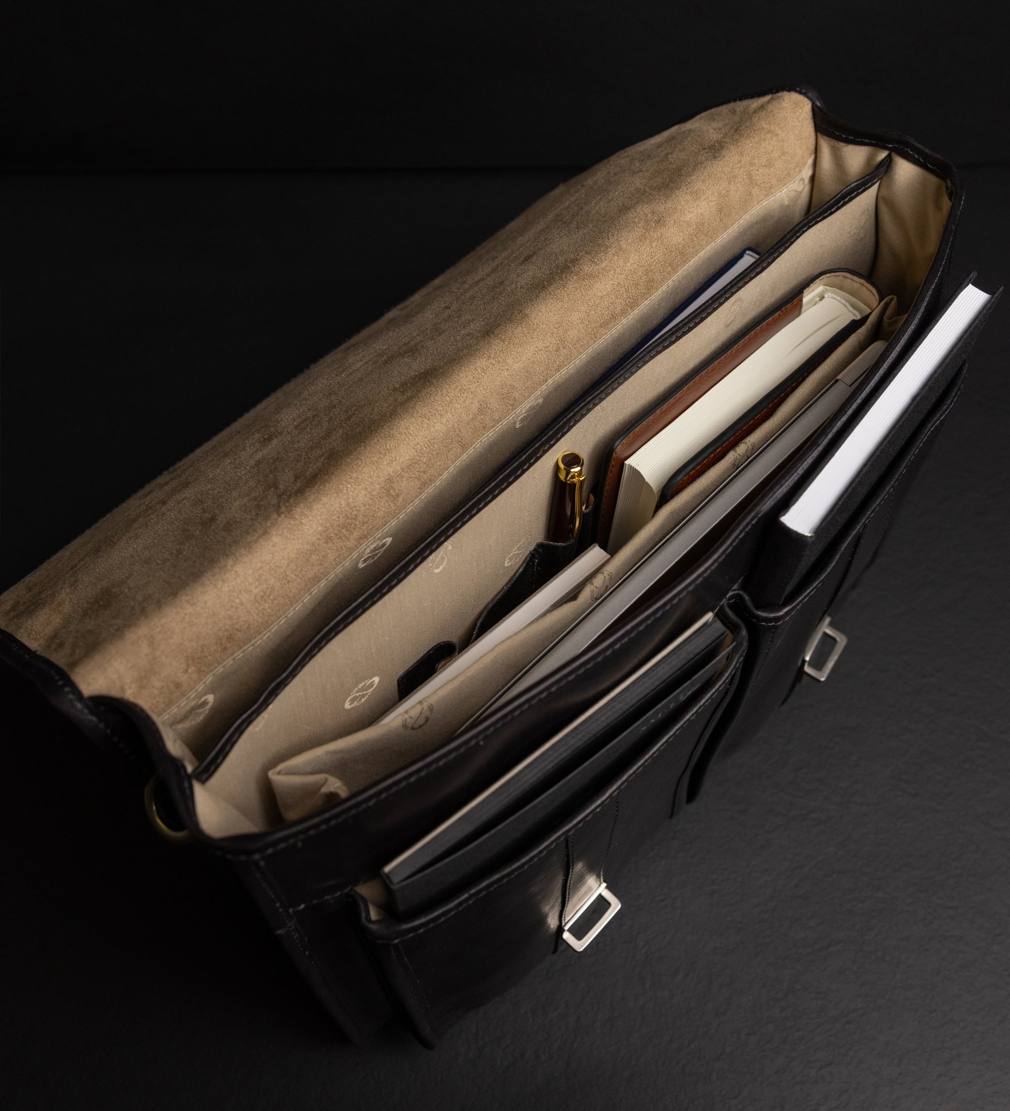 Teczka skórzana, torba typu satchel - The Time Machine