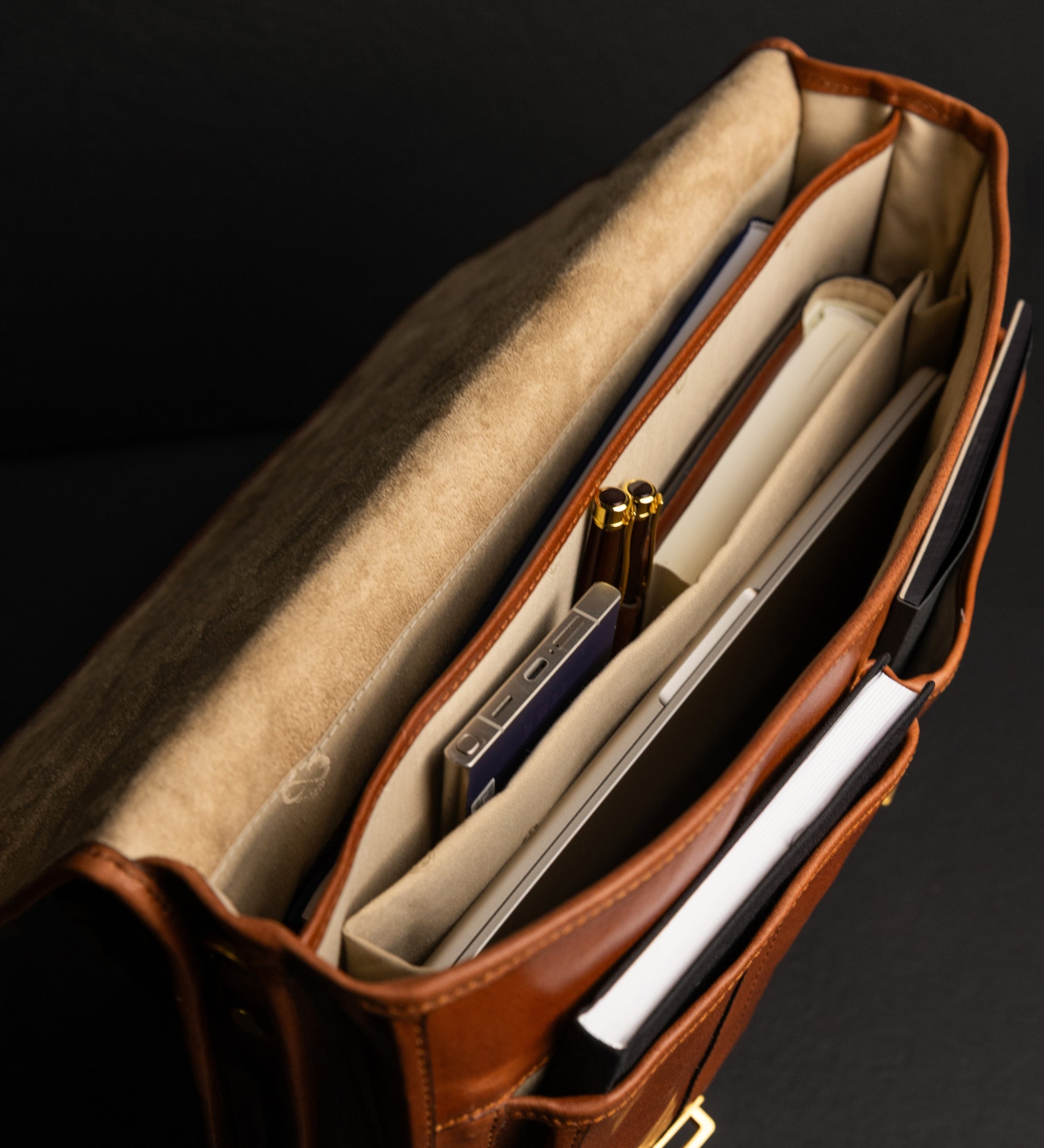 Teczka skórzana, torba typu satchel - The Time Machine