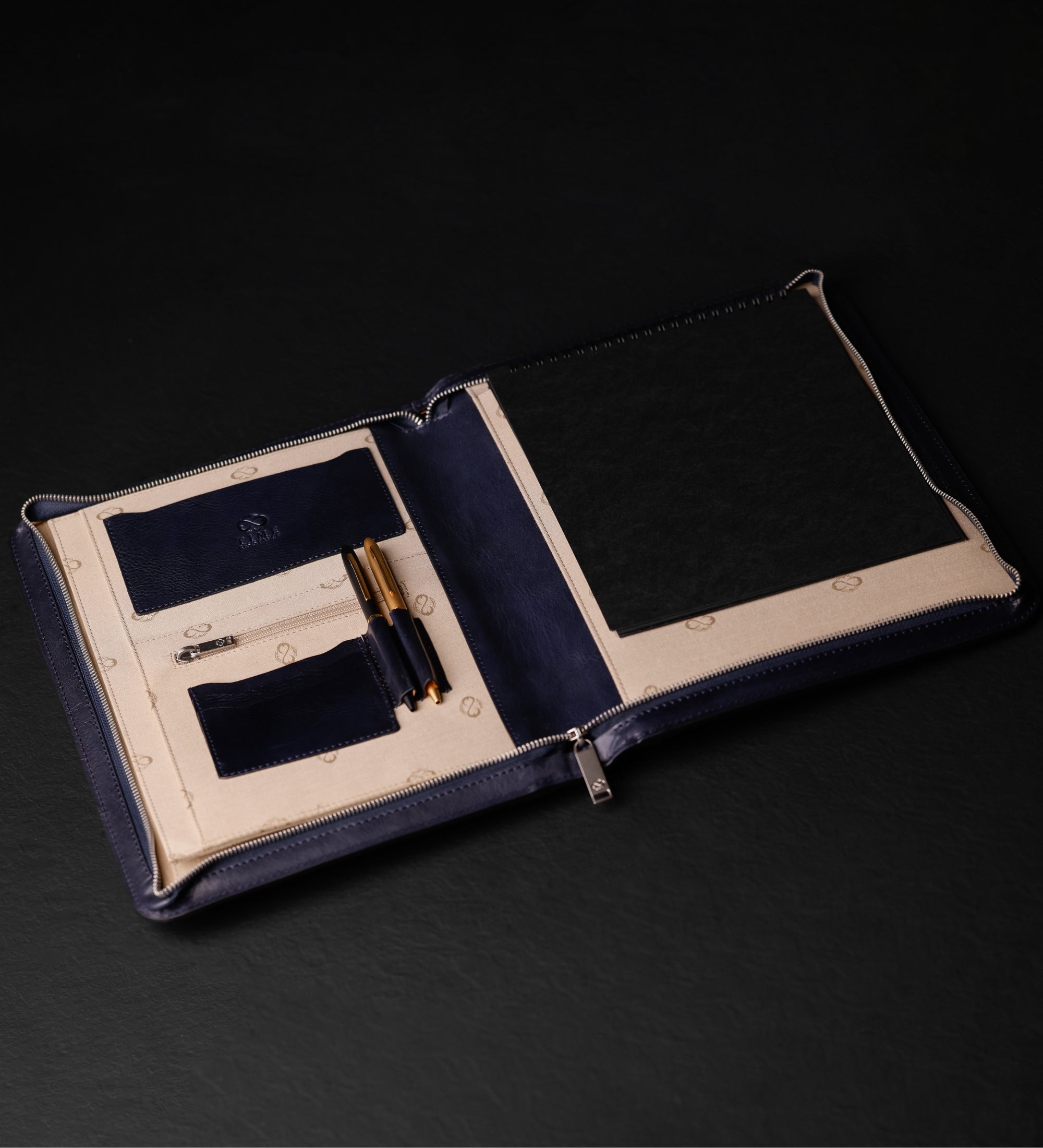 Skórzana teczka na dokumenty A4 dla kobiet - Candide