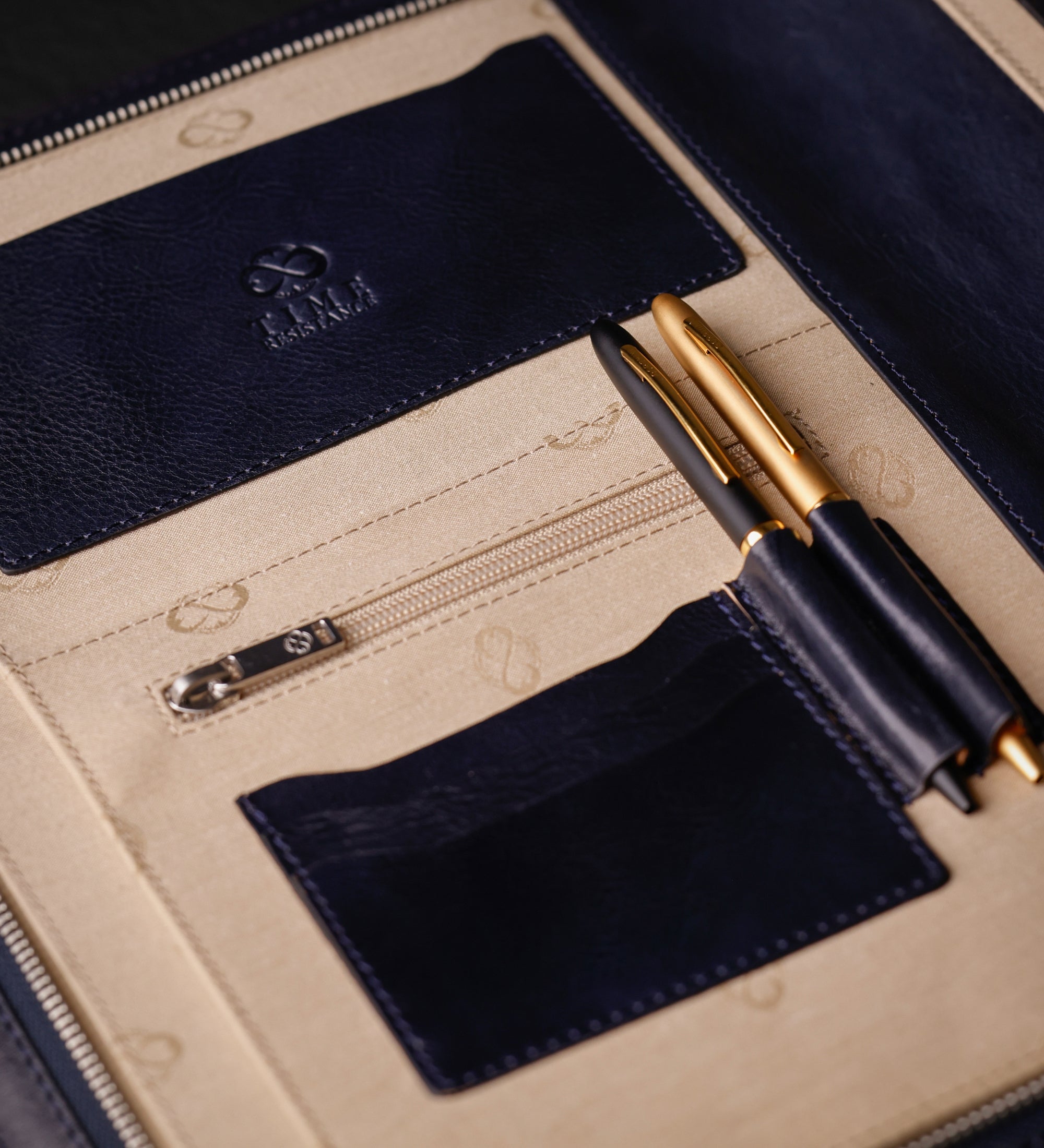 Skórzana teczka na dokumenty A4 dla kobiet - Candide