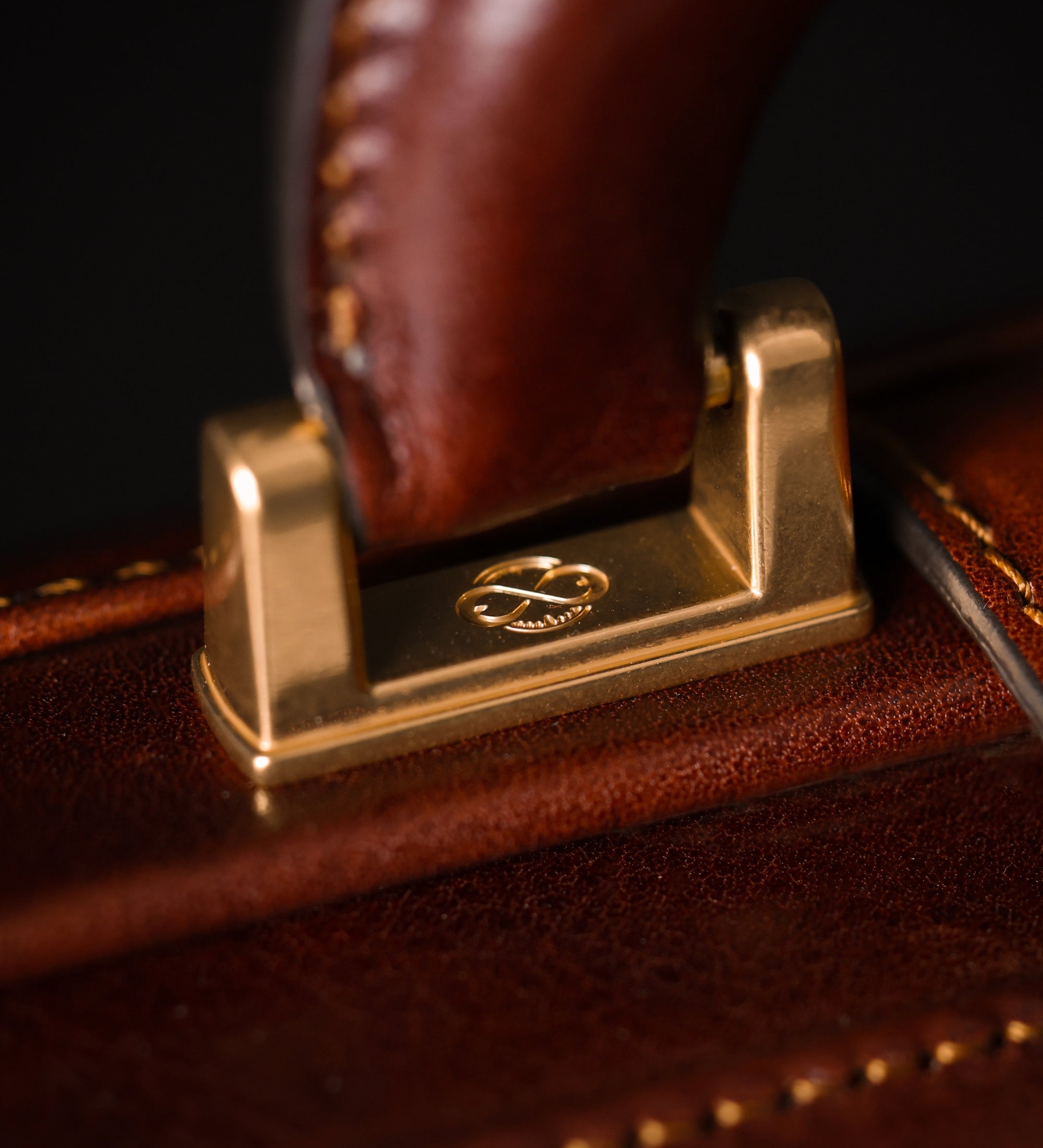 Duża skórzana teczka - The Firm