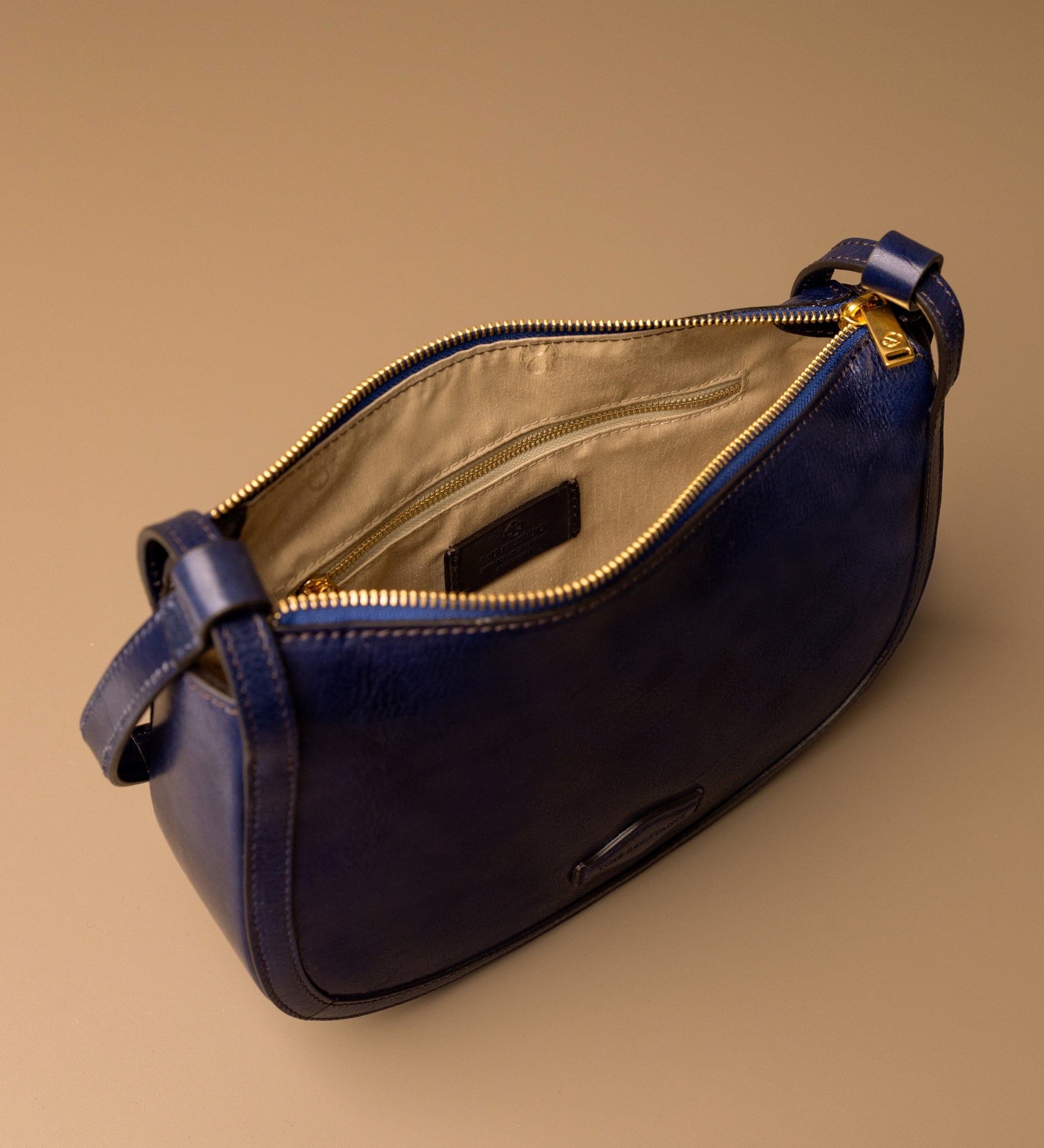 Skórzana torba typu hobo dla kobiet - La Noia