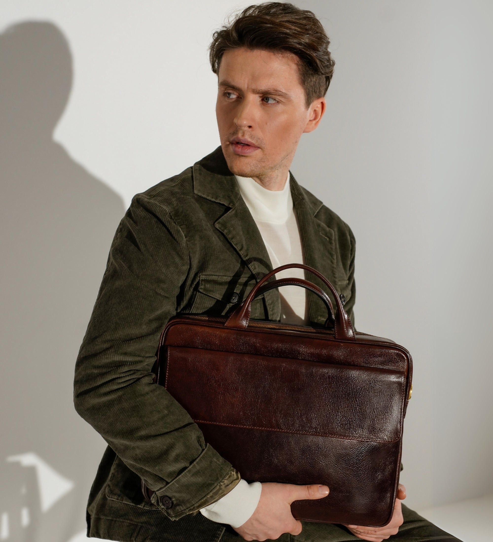 Skórzana teczka na laptopa - The Sheltering Sky