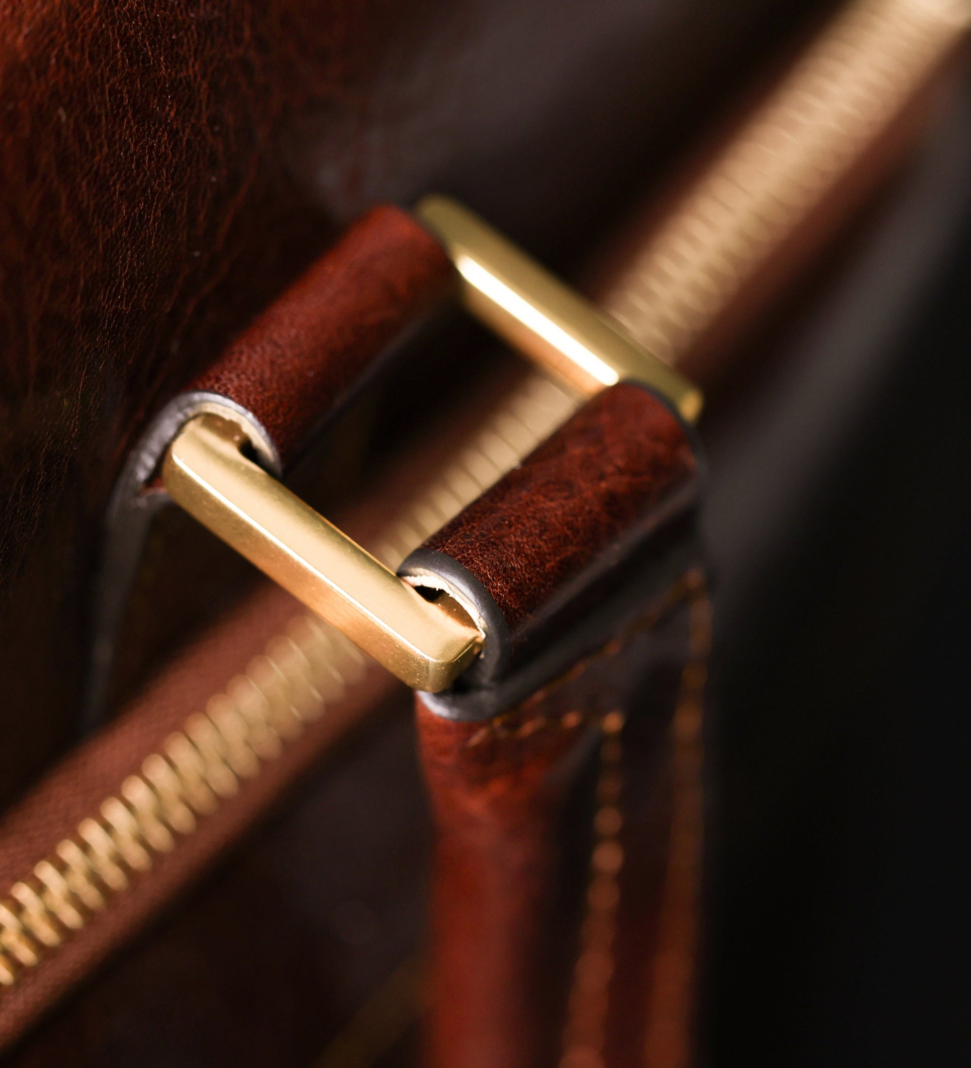 Skórzana teczka damska na laptopa - Orlando