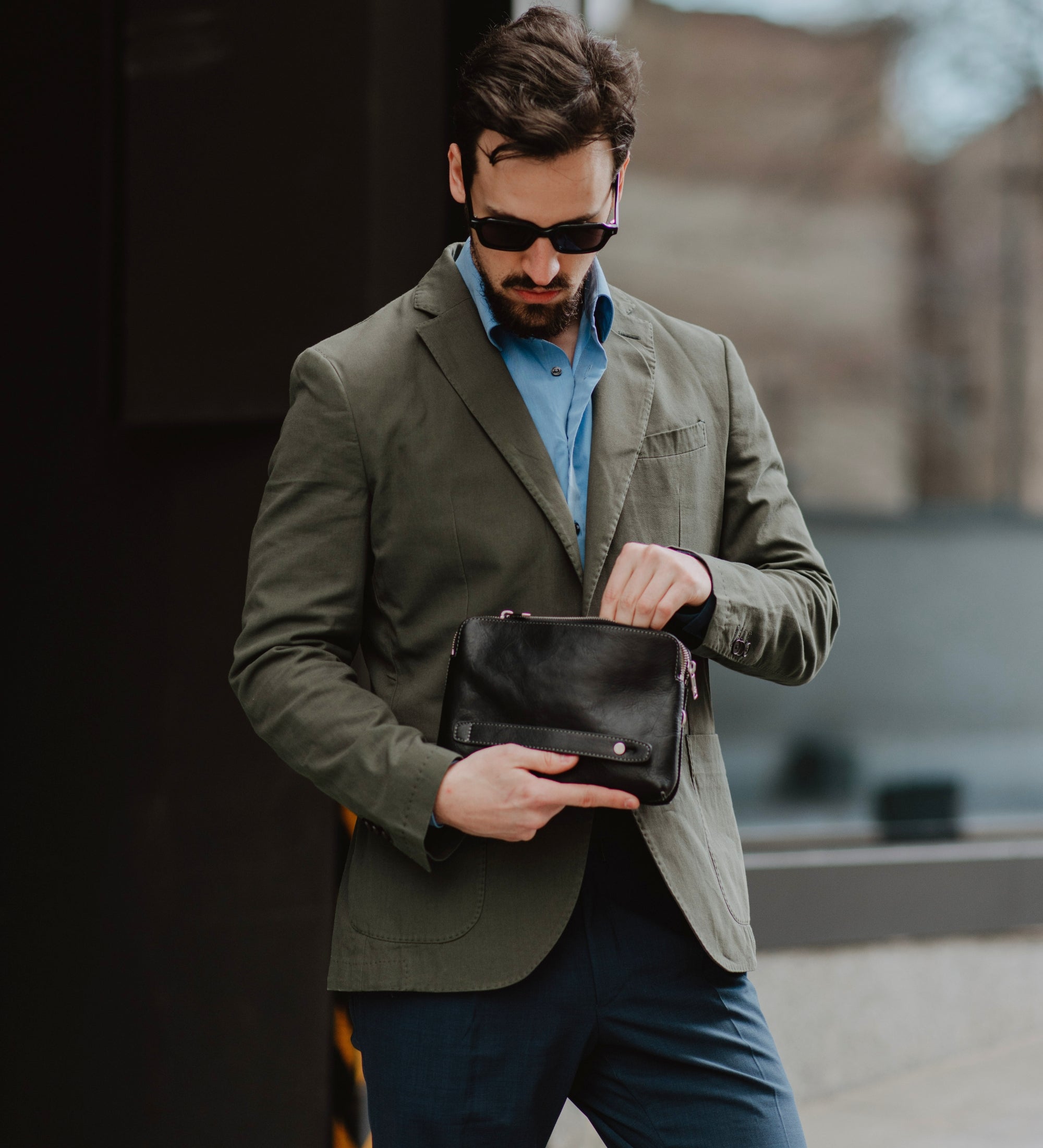 Skórzana kopertówka - Ulysses