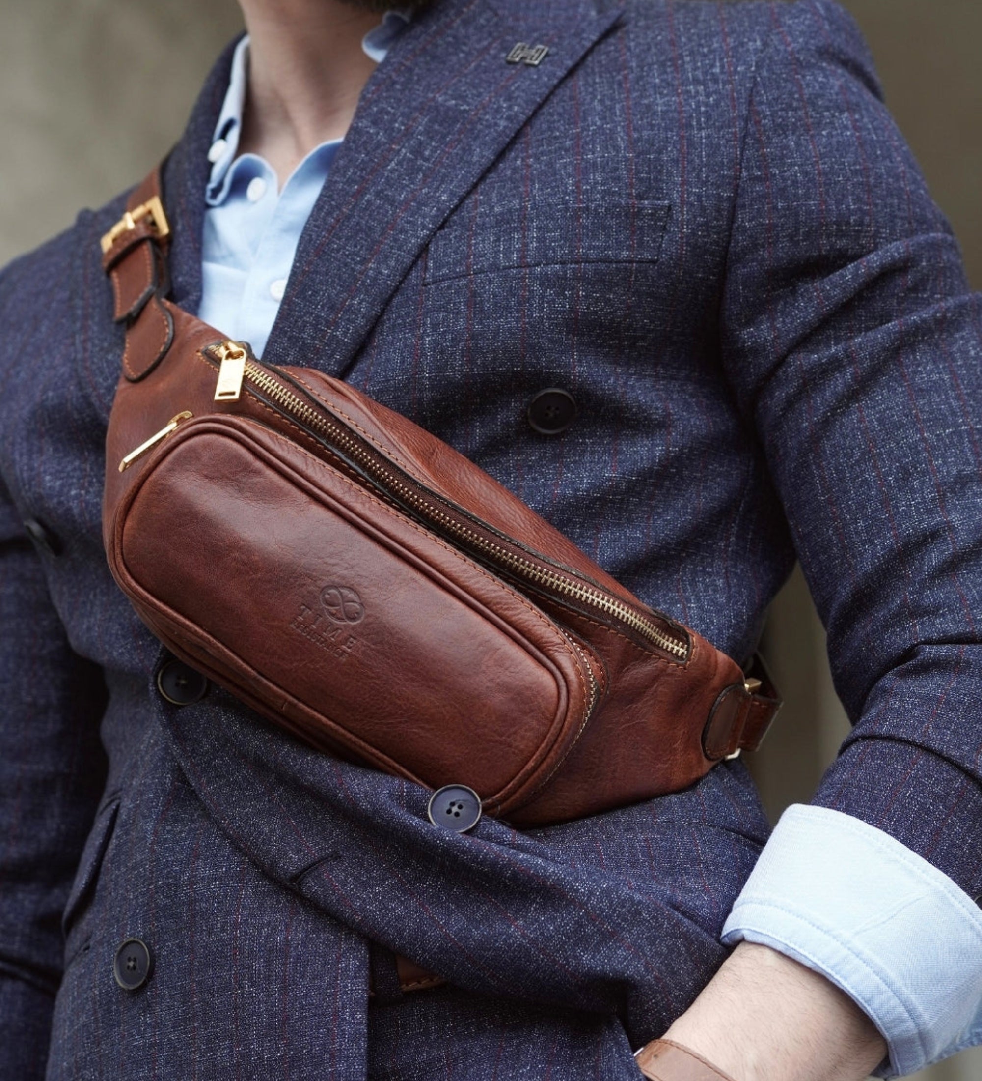 Skórzana torba typu sling nerka - Independent People