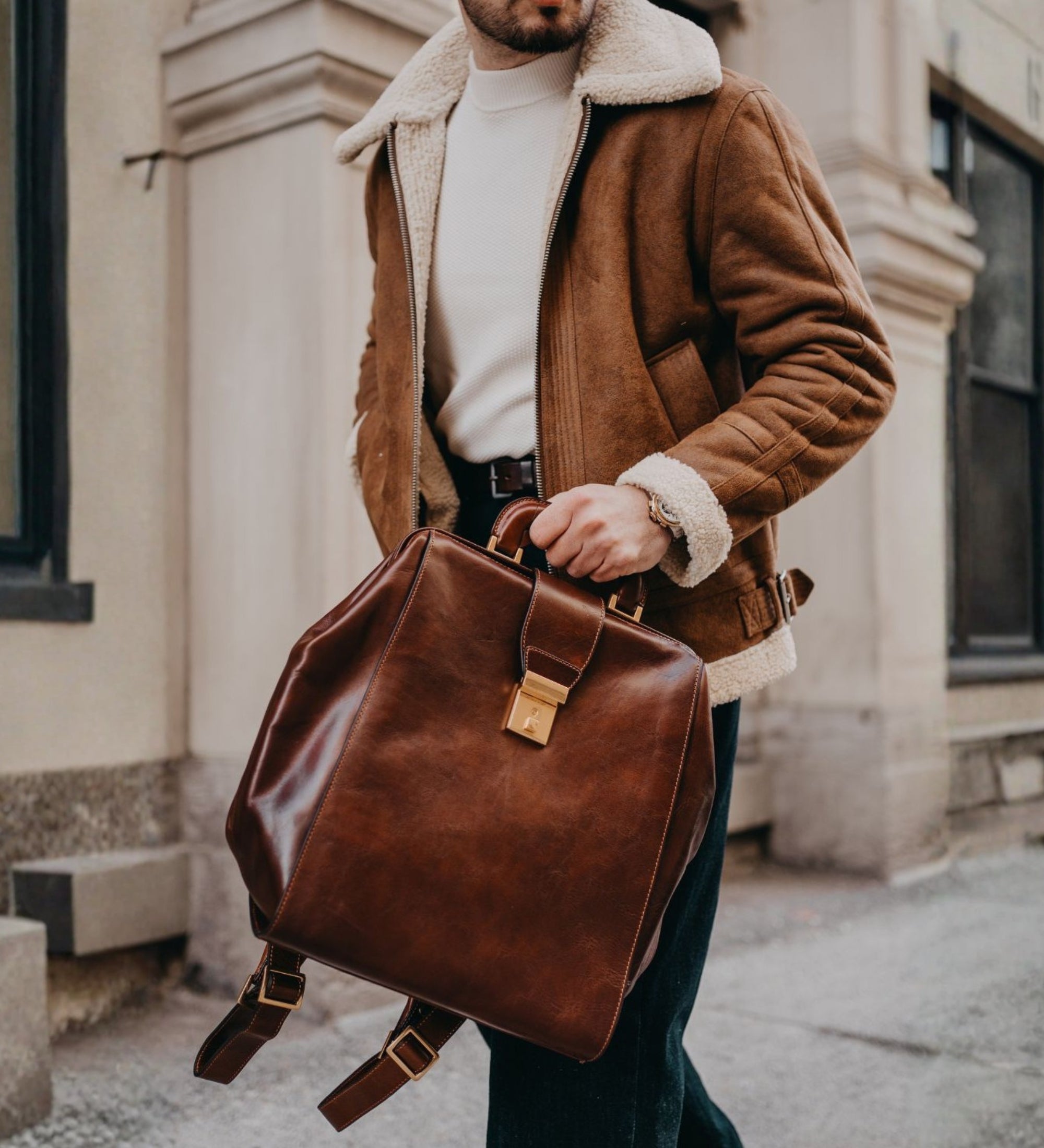 Plecak skórzany - A Brief Story of Time